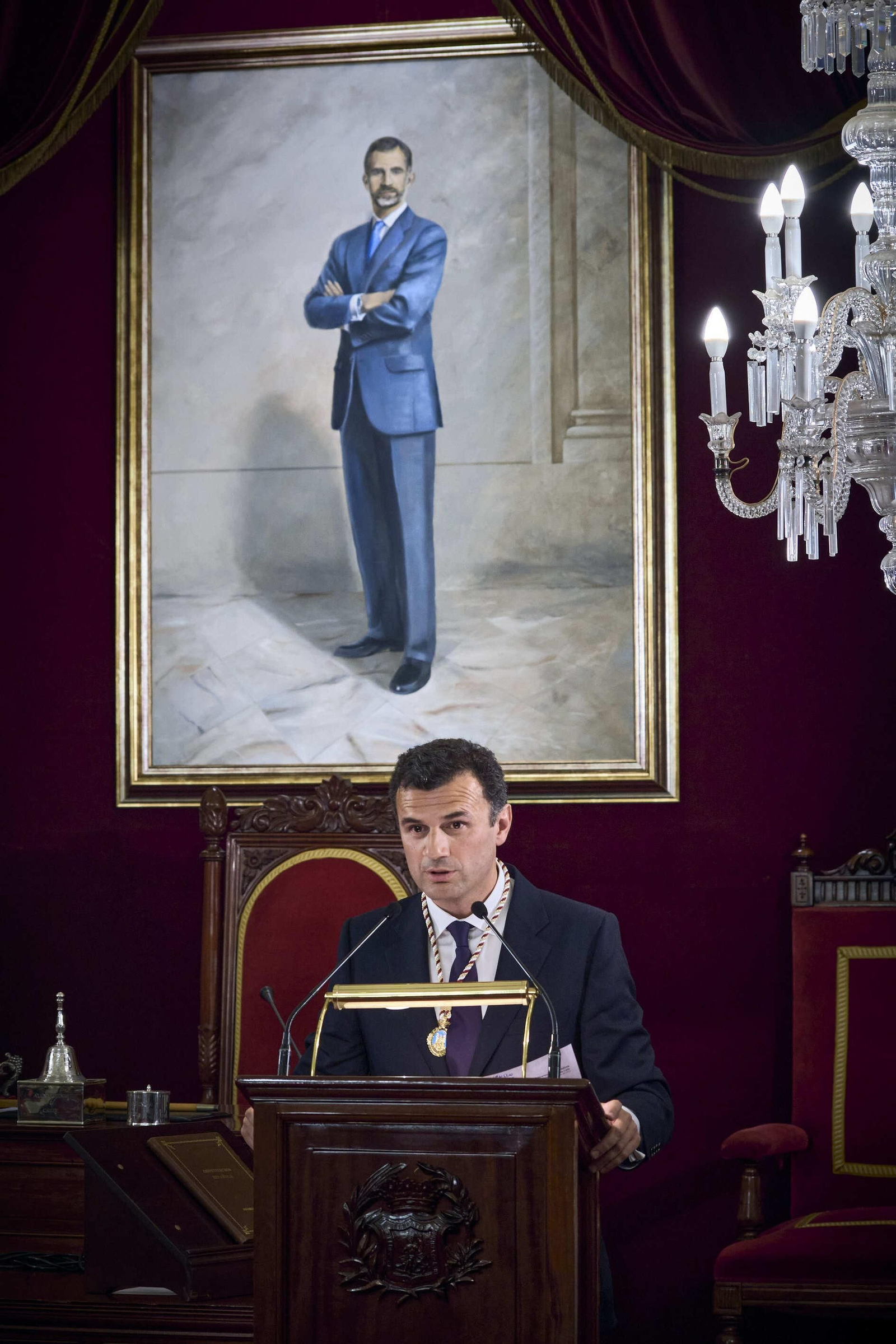 Pleno de  investidura de Bruno García.