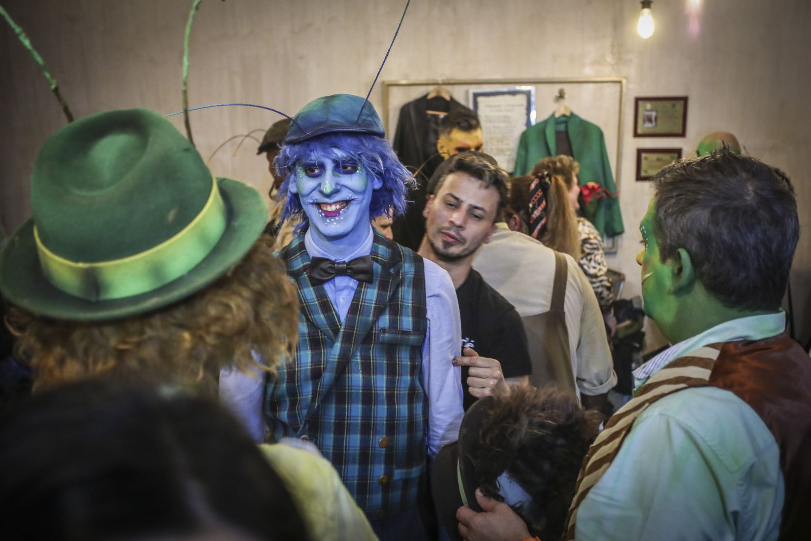 Las imágenes de la preparación de la comparsa 'La canción de la laguna'