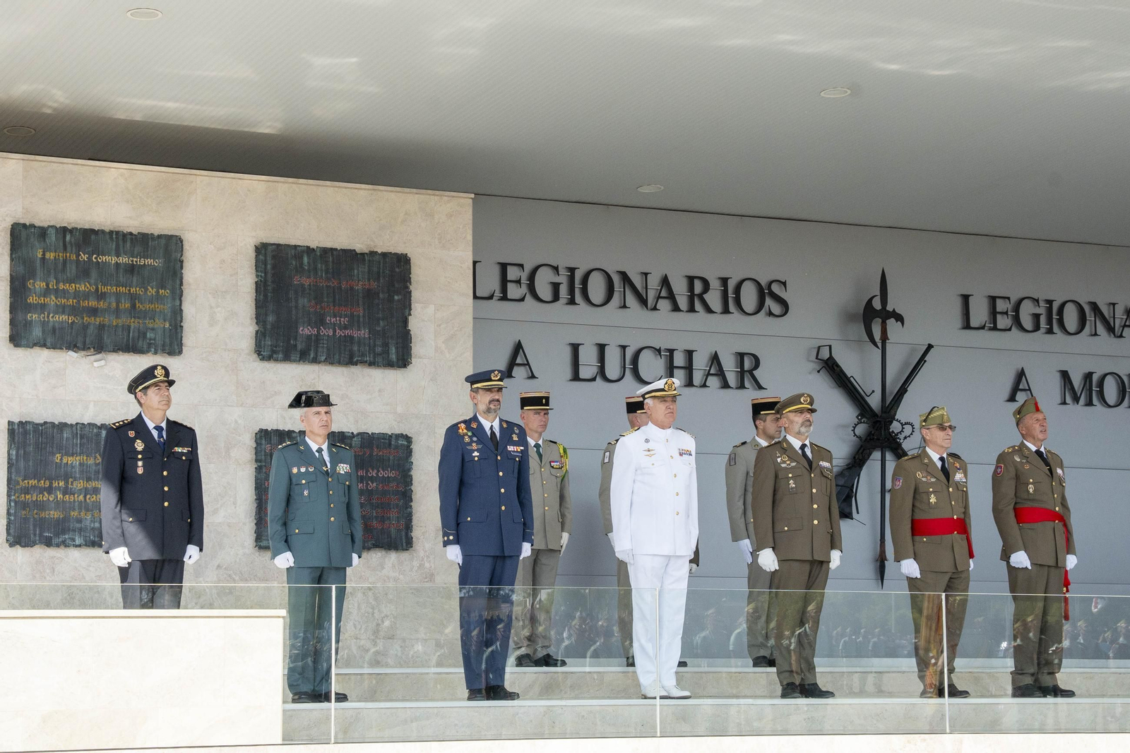El CV (105) aniversario fundacional de la Legión
