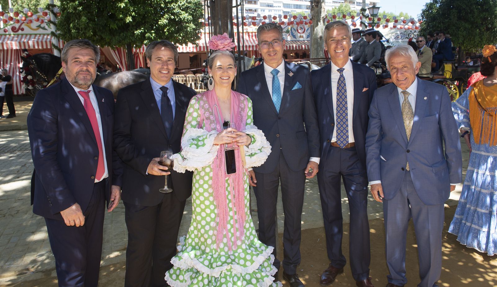 Las imágenes de la recepción en la caseta de Endesa