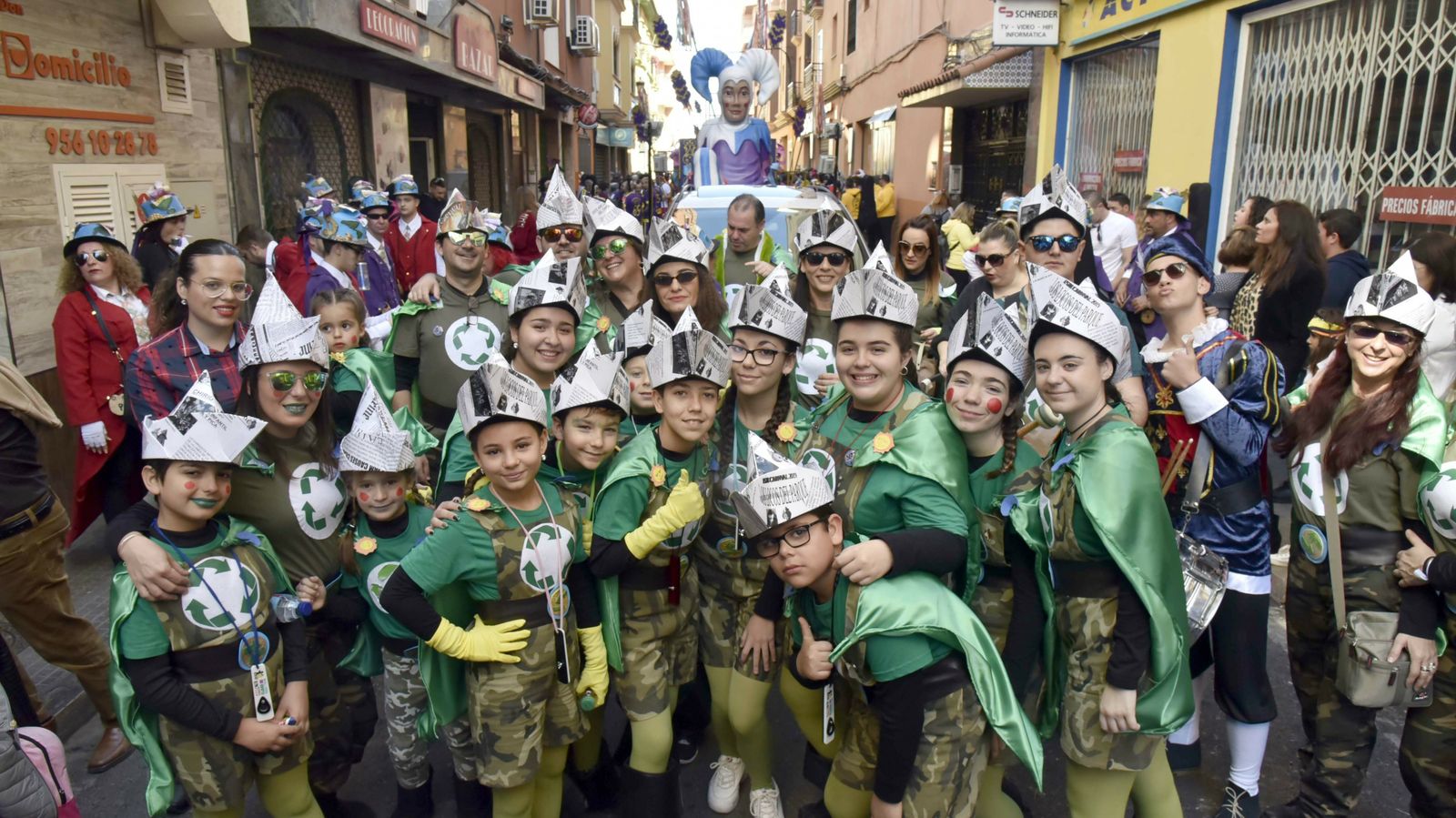 Cabalgata de Carnaval en La Línea en imágenes
