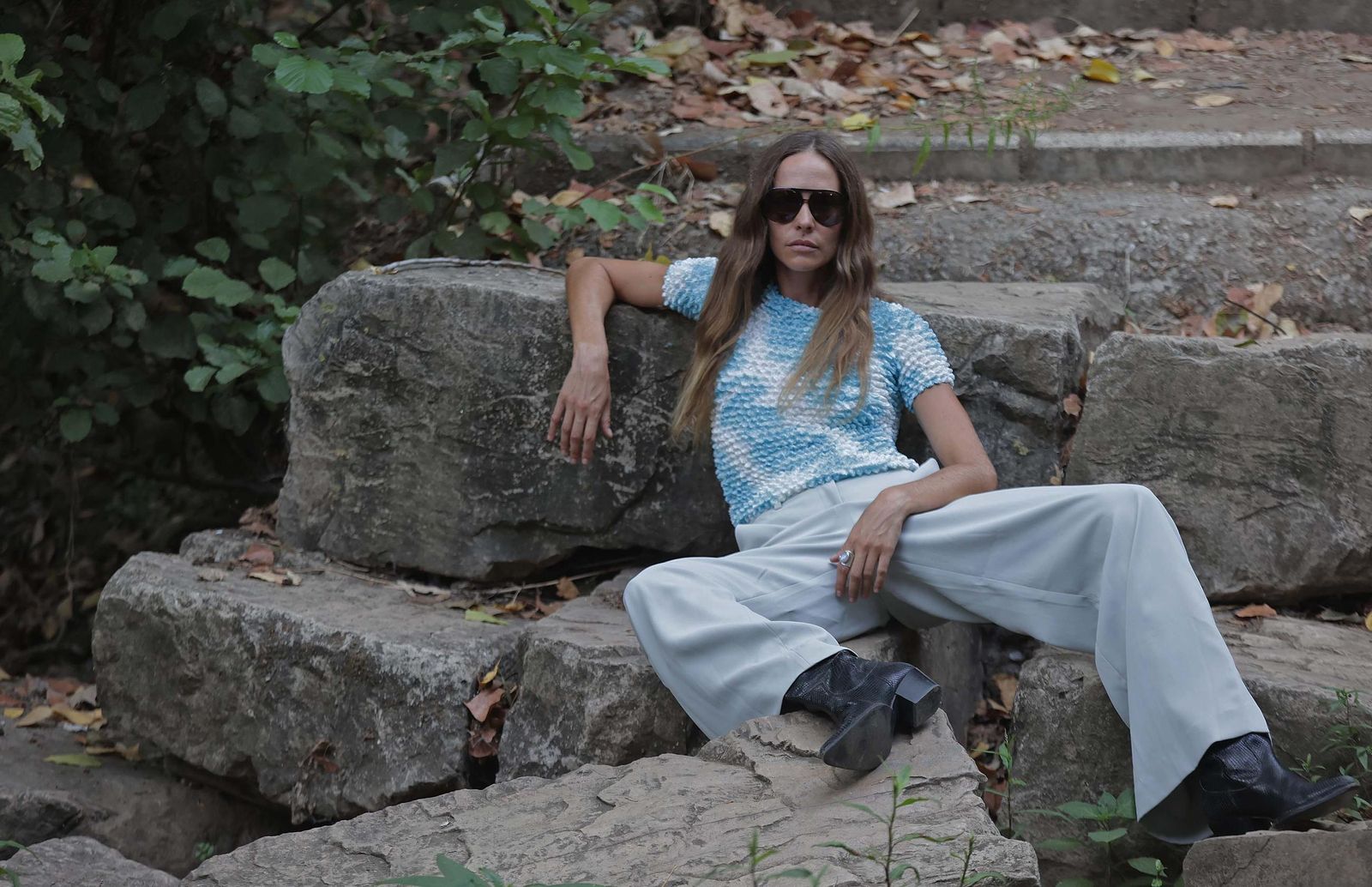 Fotos de Brisa Fenoy en la zona de Getares en Algeciras