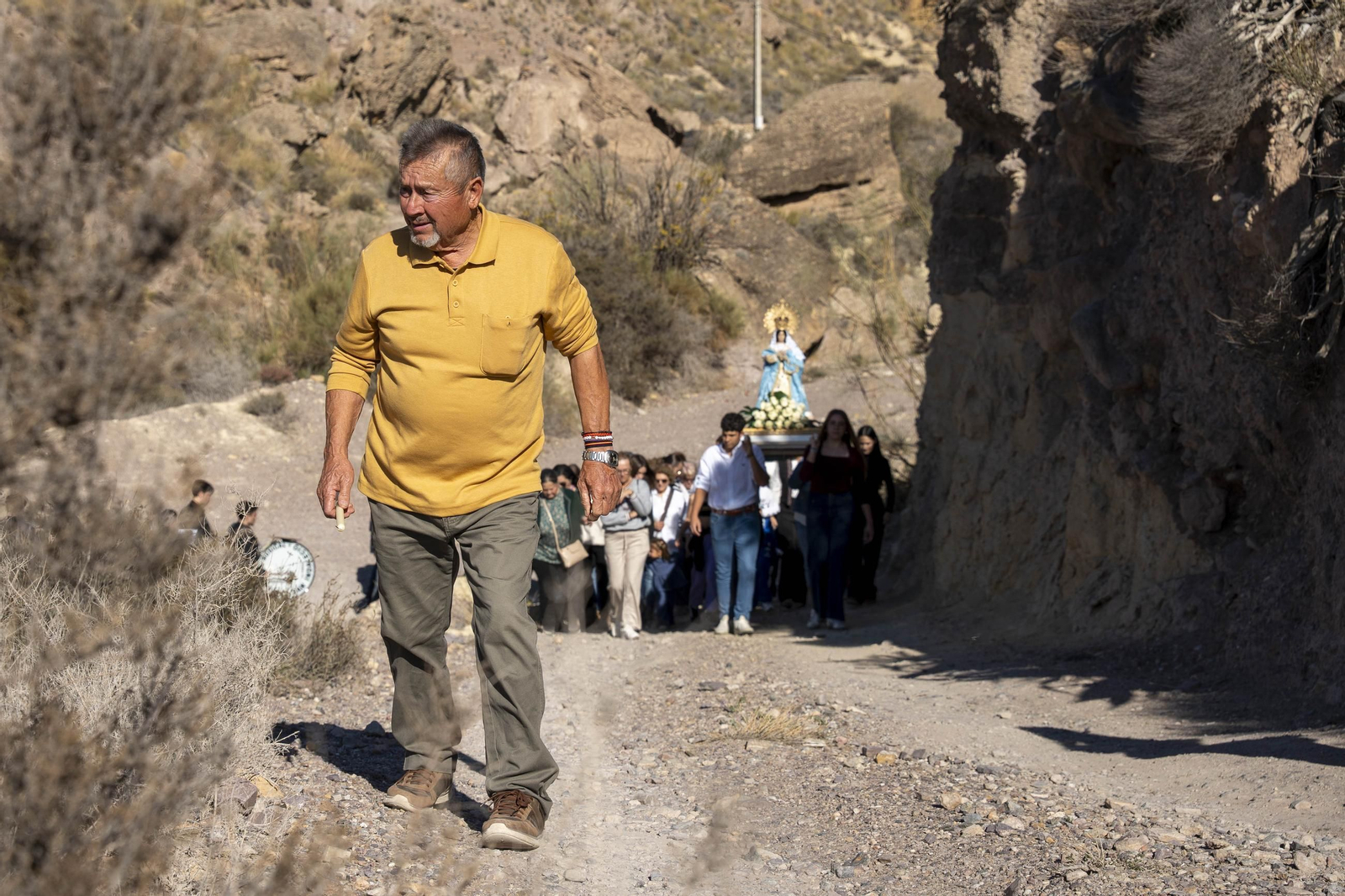 Las imágenes de la romería en Cuevas de Los Úbeda