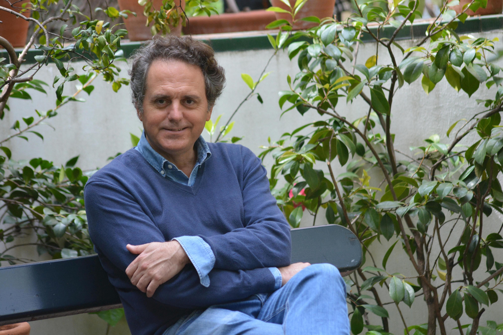 El escritor Domingo Villar (Vigo, 1971).