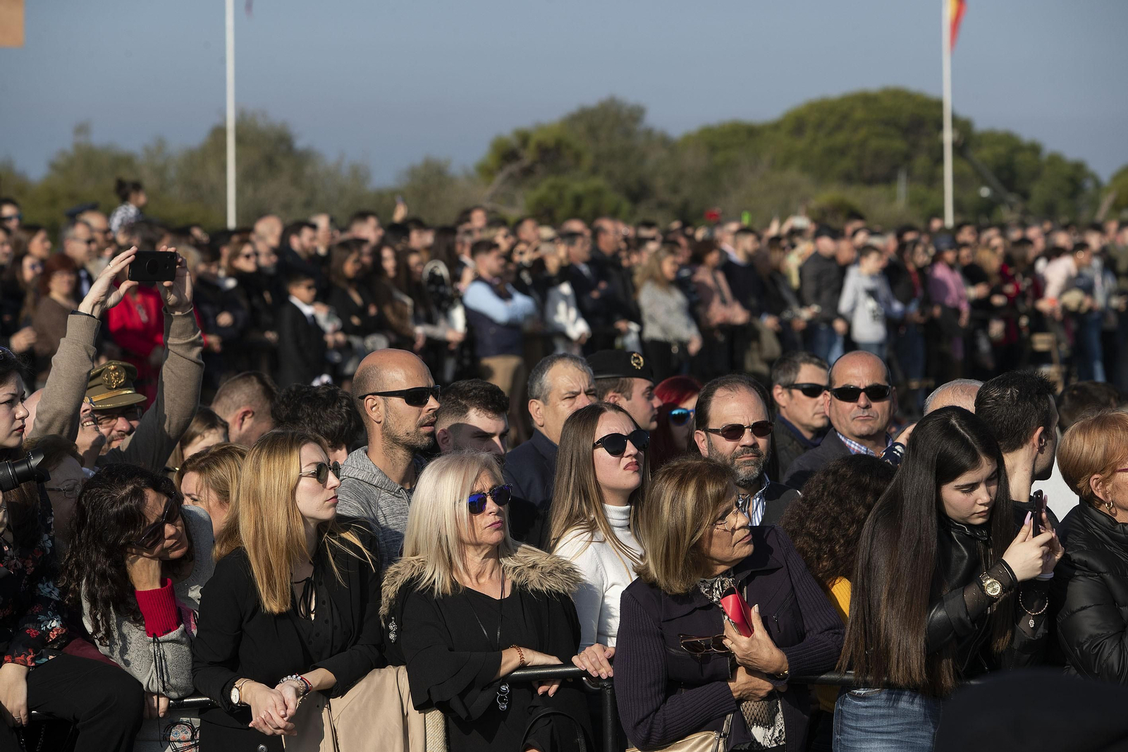 Imágenes de la jura de bandera en Camposoto