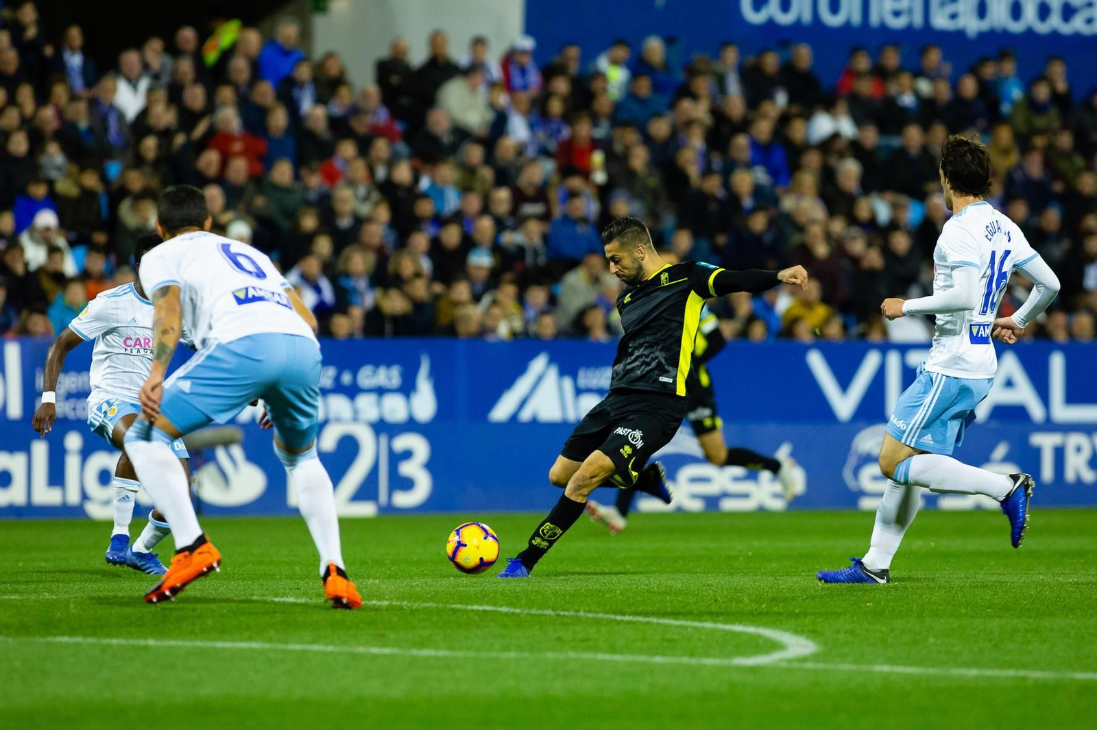 El Zaragoza-Granada CF, en imágenes
