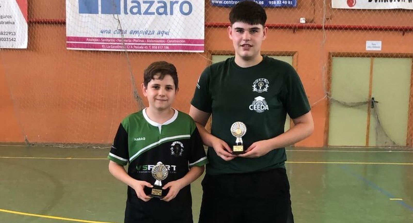 Fran Castillo, campeón de Andalucía de tenis de mesa.