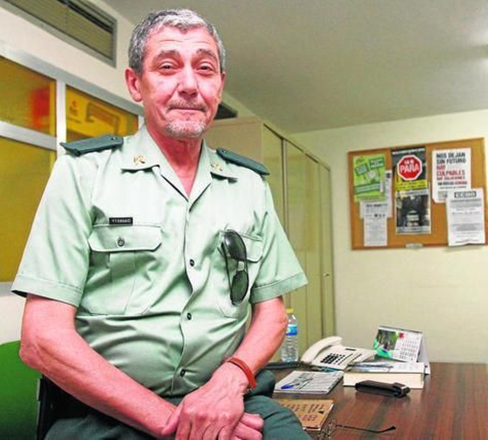 Manuel Conde, de servicio en el Juzgado de lo Social 2 de Huelva. Foto: Josué Correa Manuel Conde, de servicio en el Juzgado de lo Social 2 de Huelva. Foto: Josué Correa