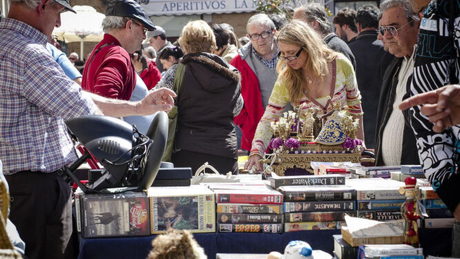 Imagen de archivo de uno de los mercadillos de Cádiz