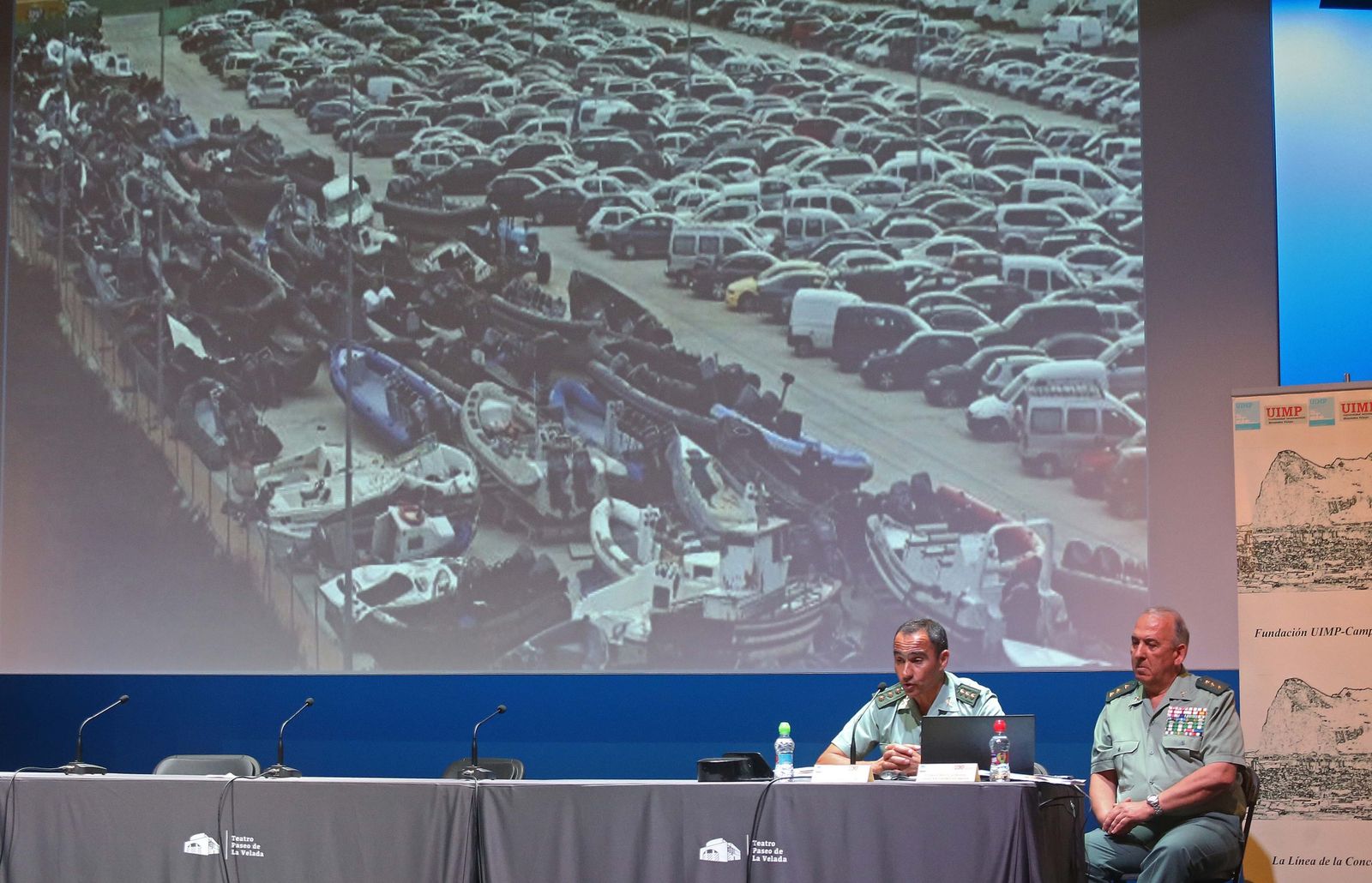 Fotos de la jornada sobre narcotráfico en la provincia de Cádiz de la Guardia Civil en La Línea