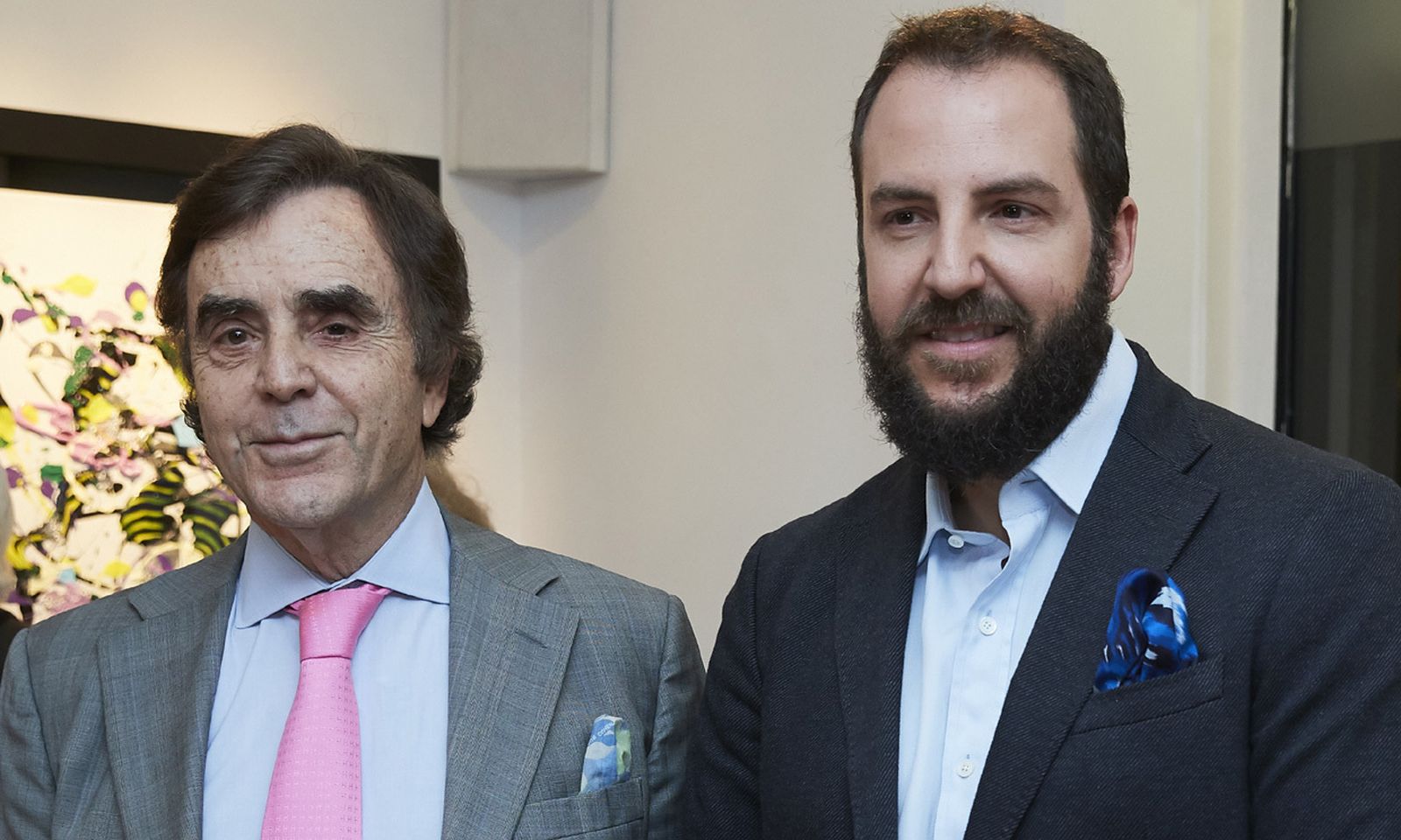 Borja Thyssen con Manolo Segura, con quien mantenía una relación muy cercana antes de morir el verano pasado.