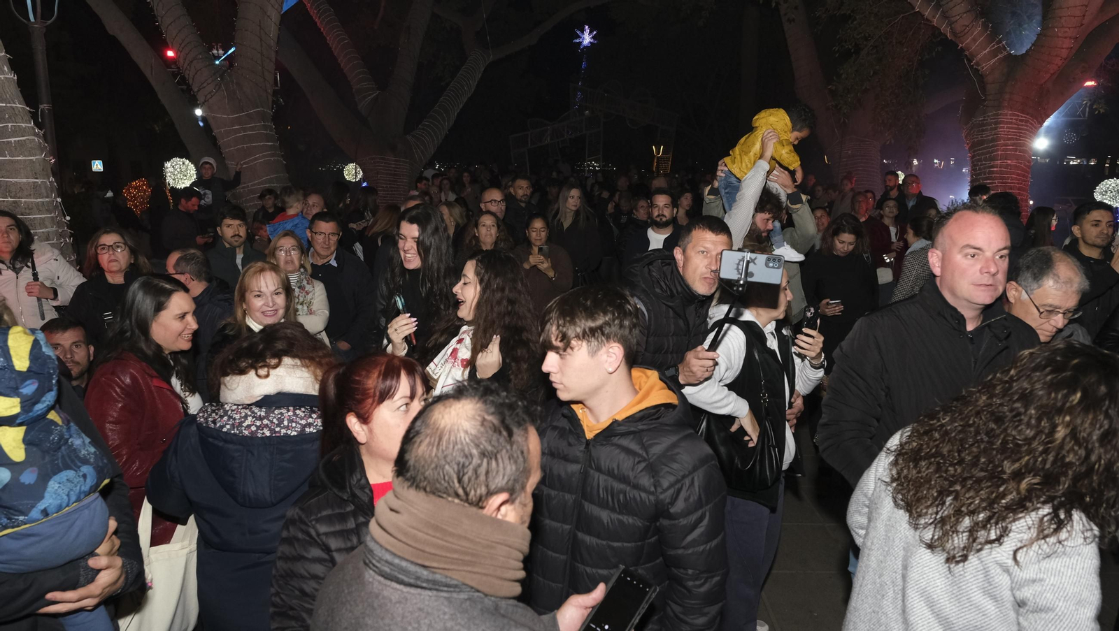 'Almería, la Ciudad de la Luz', espectáculo de luces, en imágenes