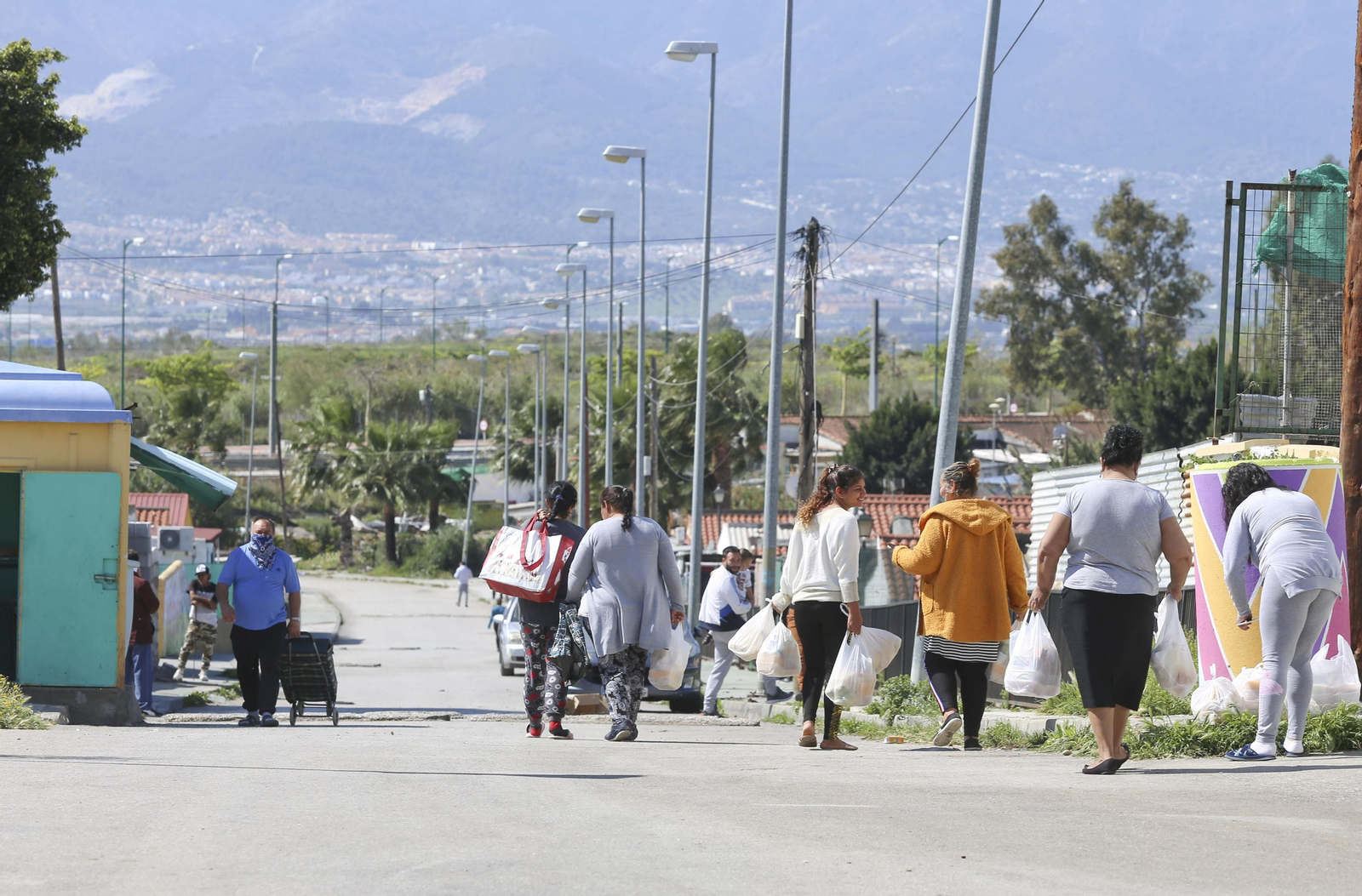 Coronavirus en Los Asperones de Málaga, en fotos