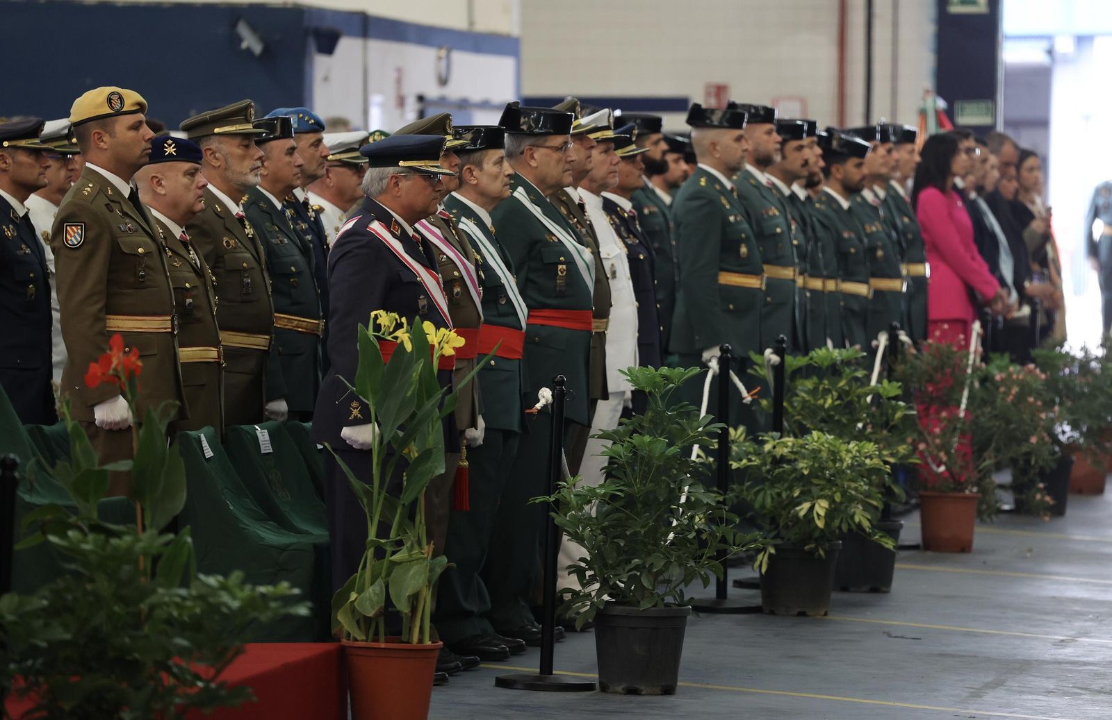 Celebración del día del Pilar en la Guardia Civil