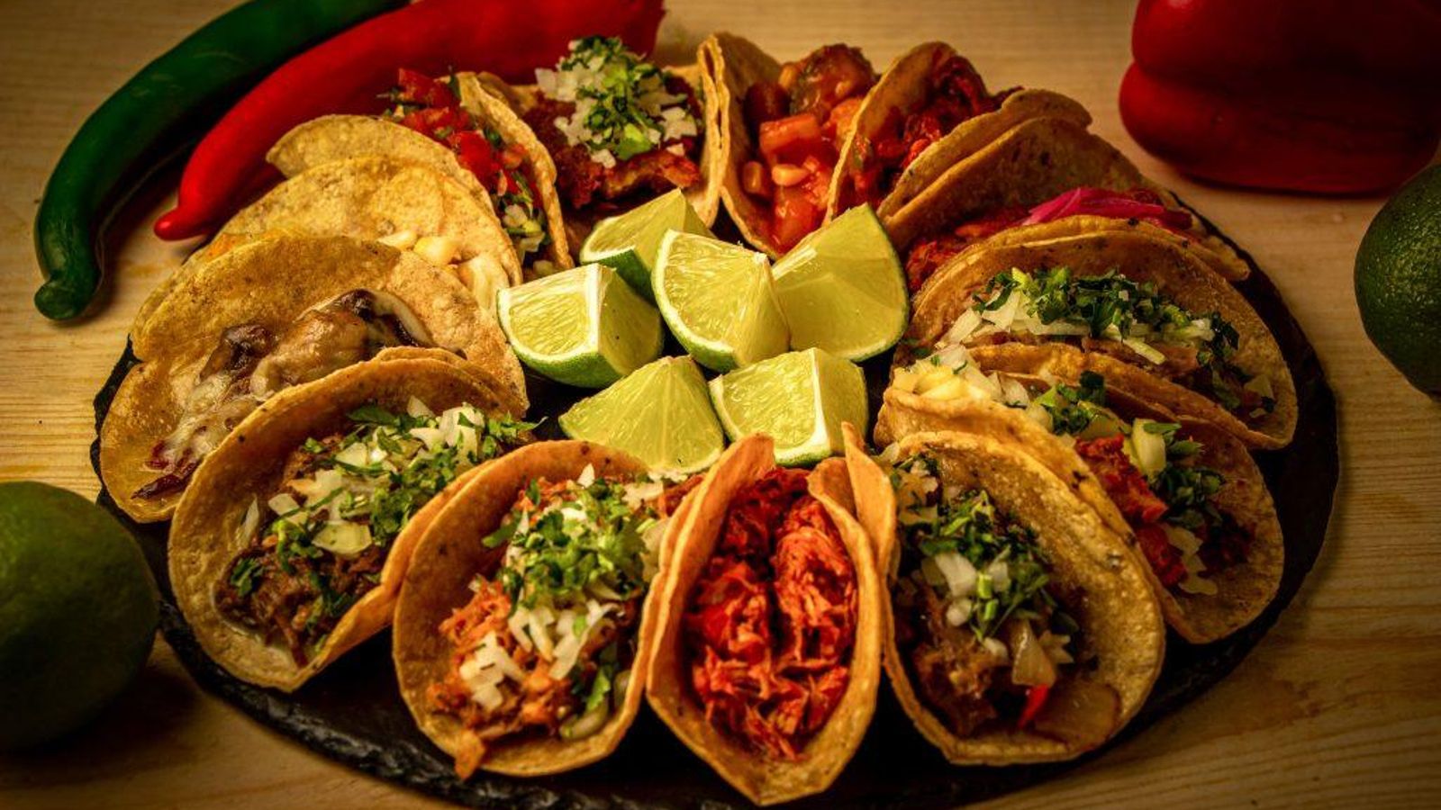 Los tacos de TKO Tacos.