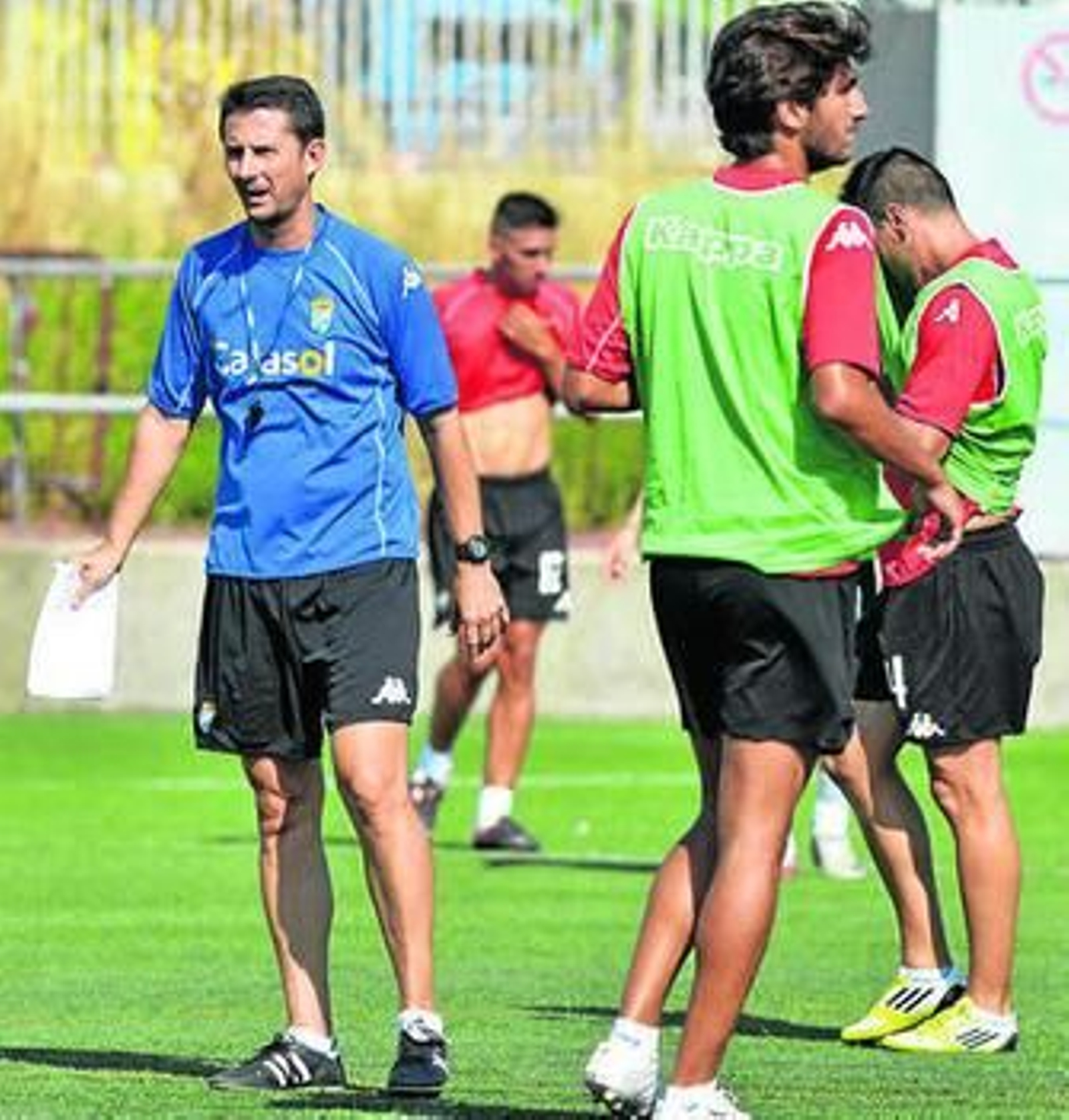 Puma dirigió ayer su primer entrenamiento en La Granja.