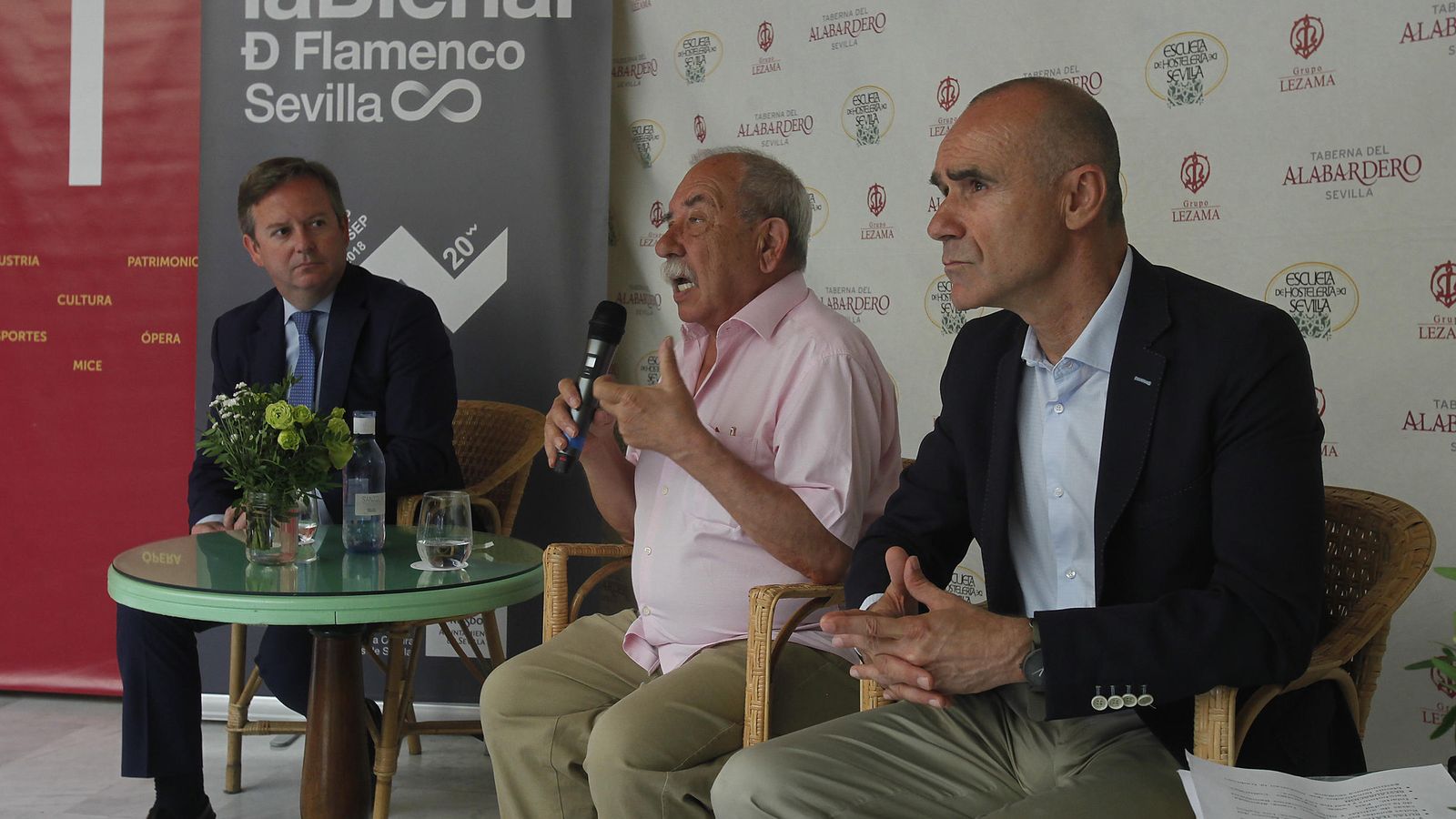 Edmundo Hernández, Antonio Zoido y Antonio Muñoz.