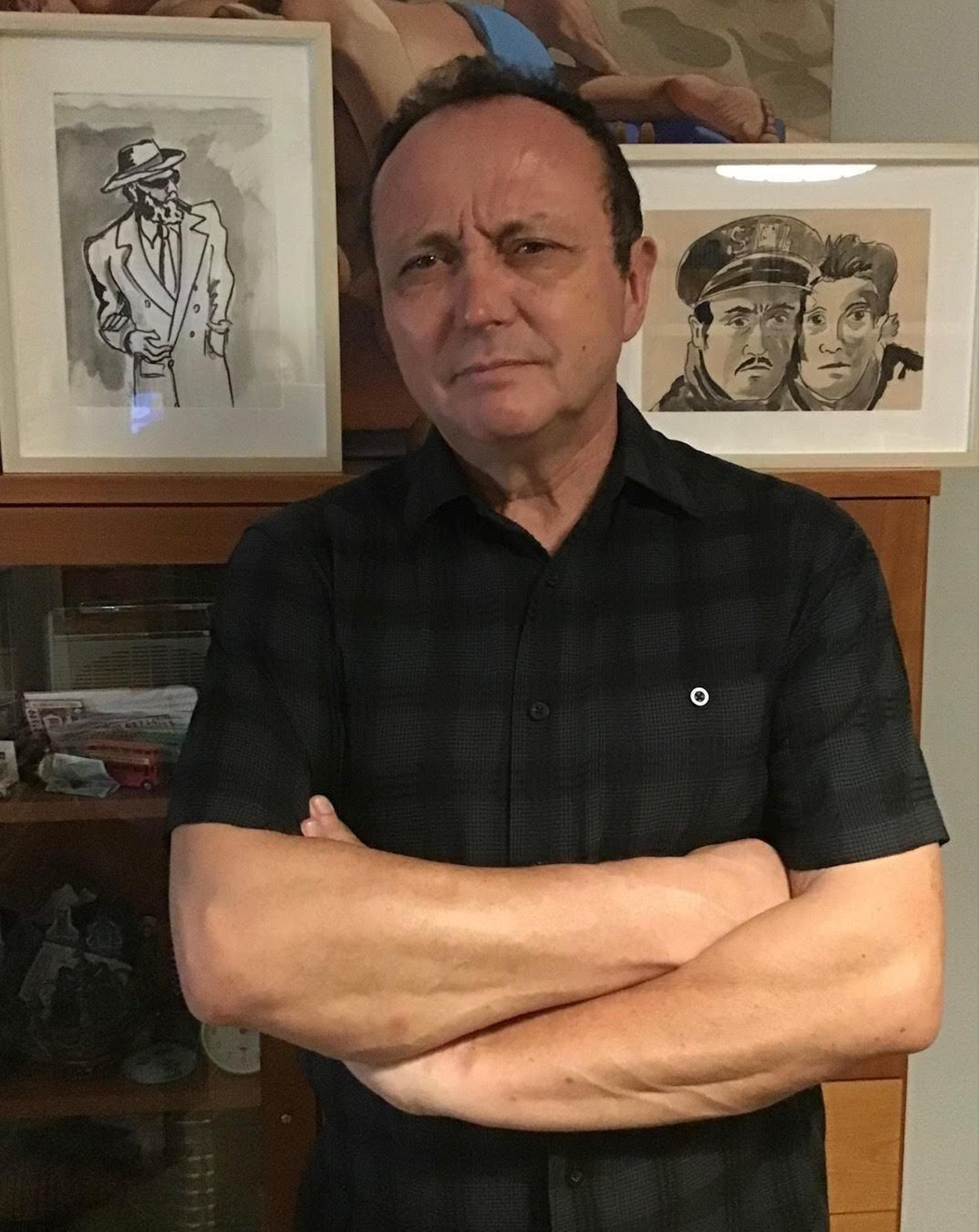 El ilustrador Manuel Martín Morgado.