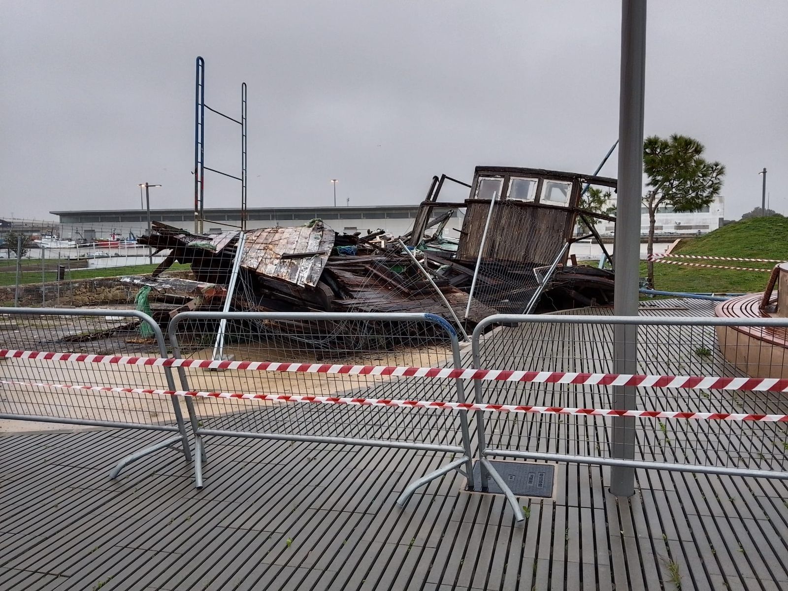 Así está el Vapor en el paseo fluvial tras las últimas lluvias.