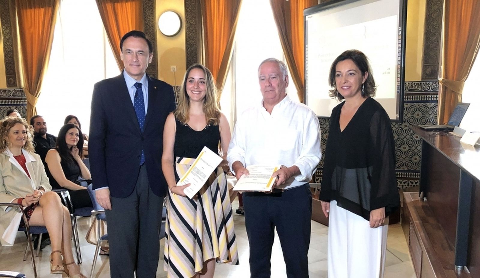 Entrega de los galardones en el Rectorado de la UCO