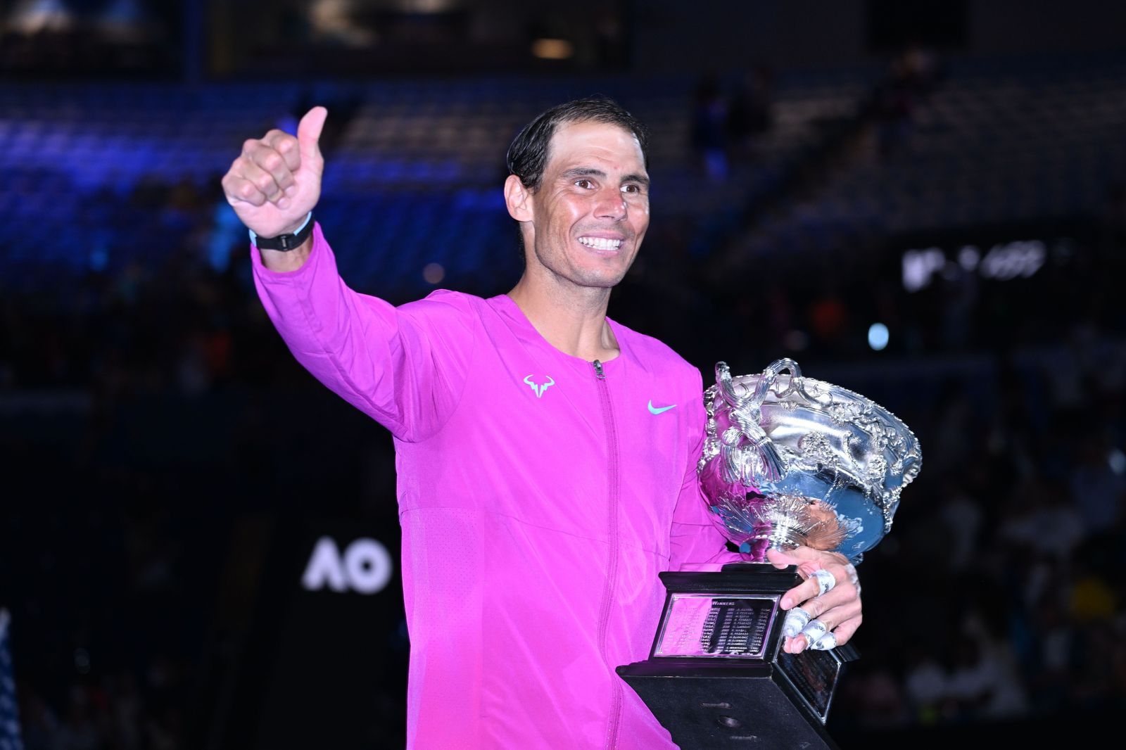 Las imágenes del histórico triunfo de Nadal sobre Medvedev (y 8)