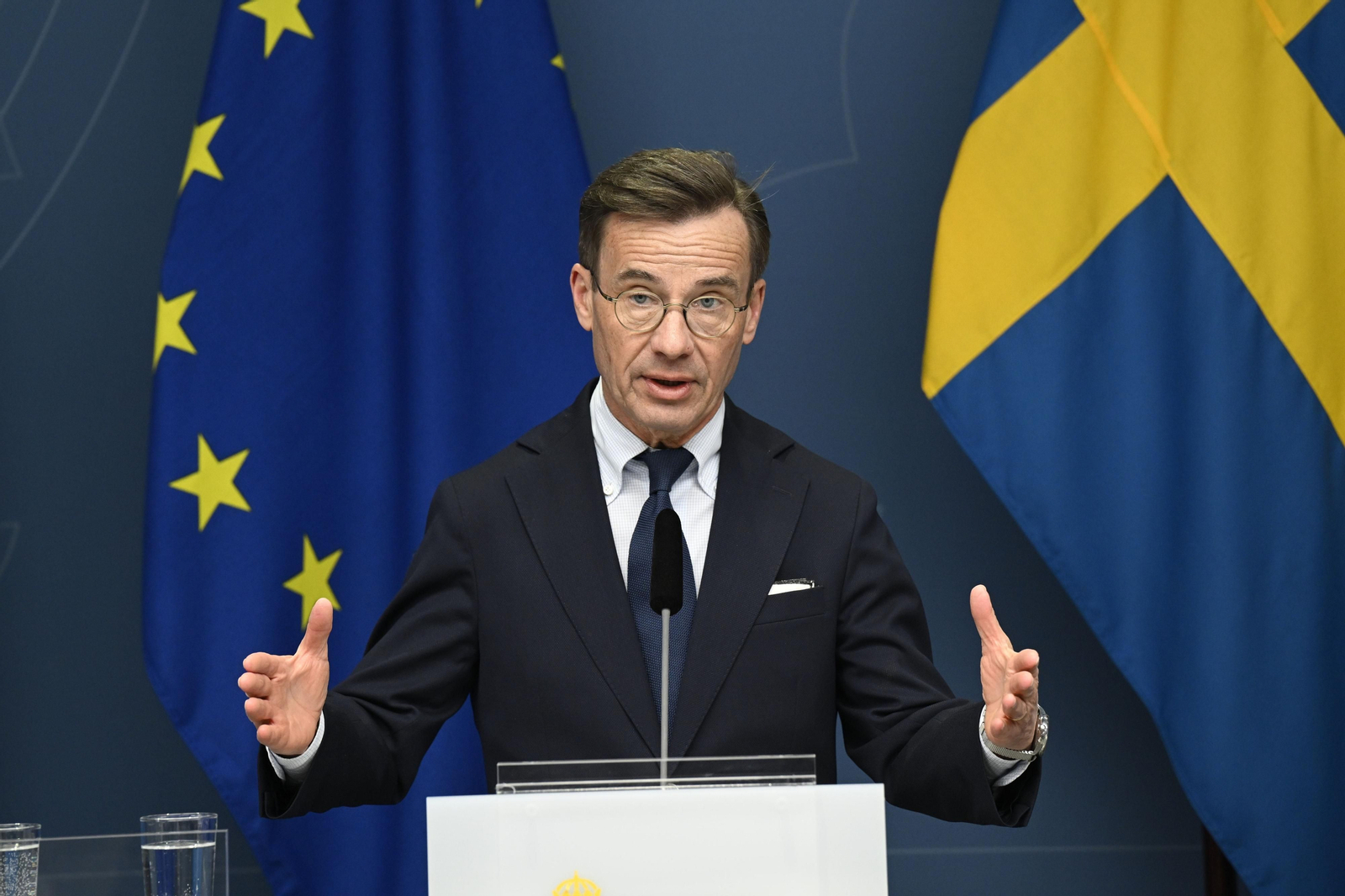 El primer ministro sueco, Ulf Kristersson