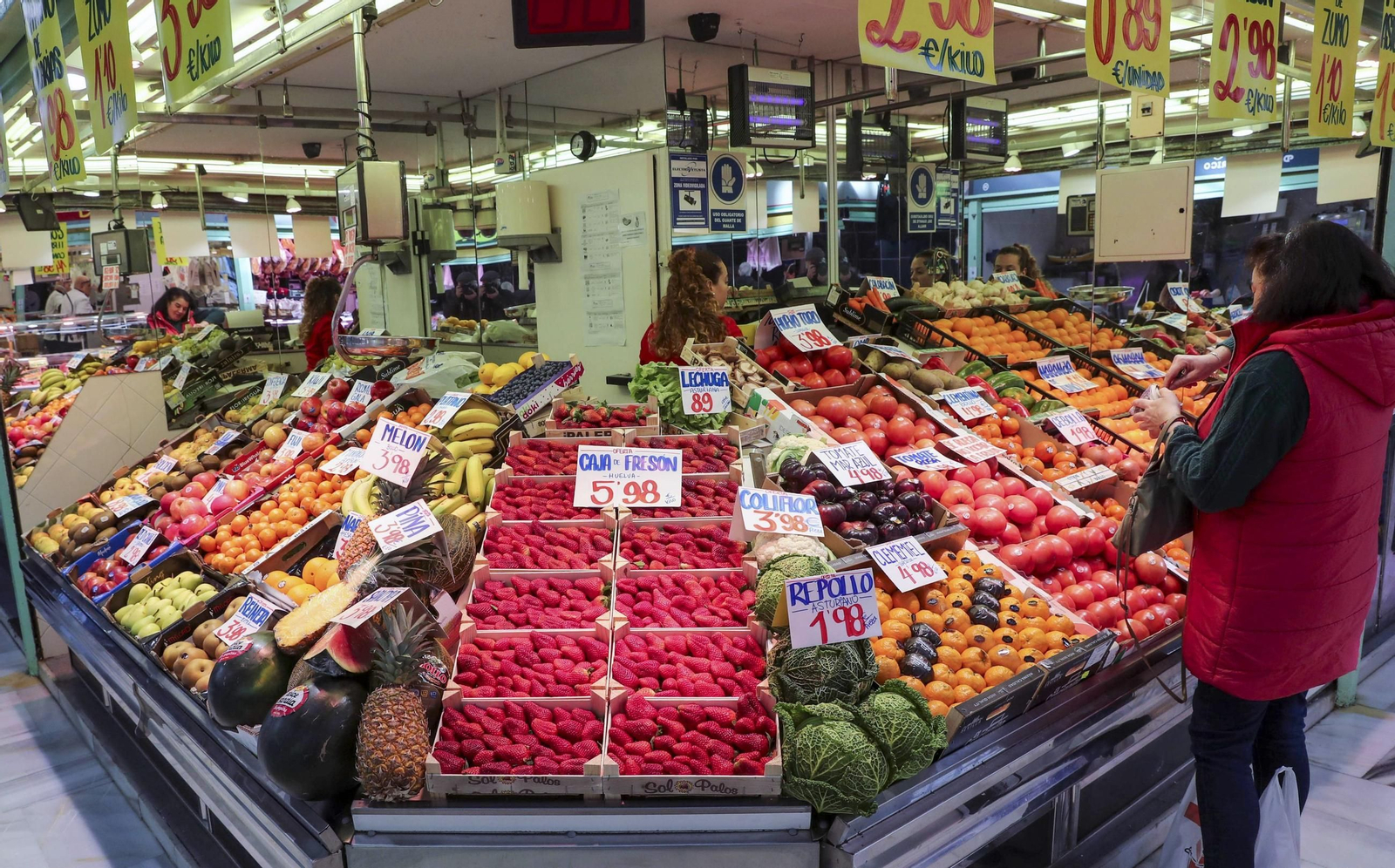 Imagen de un mercado de abastos
