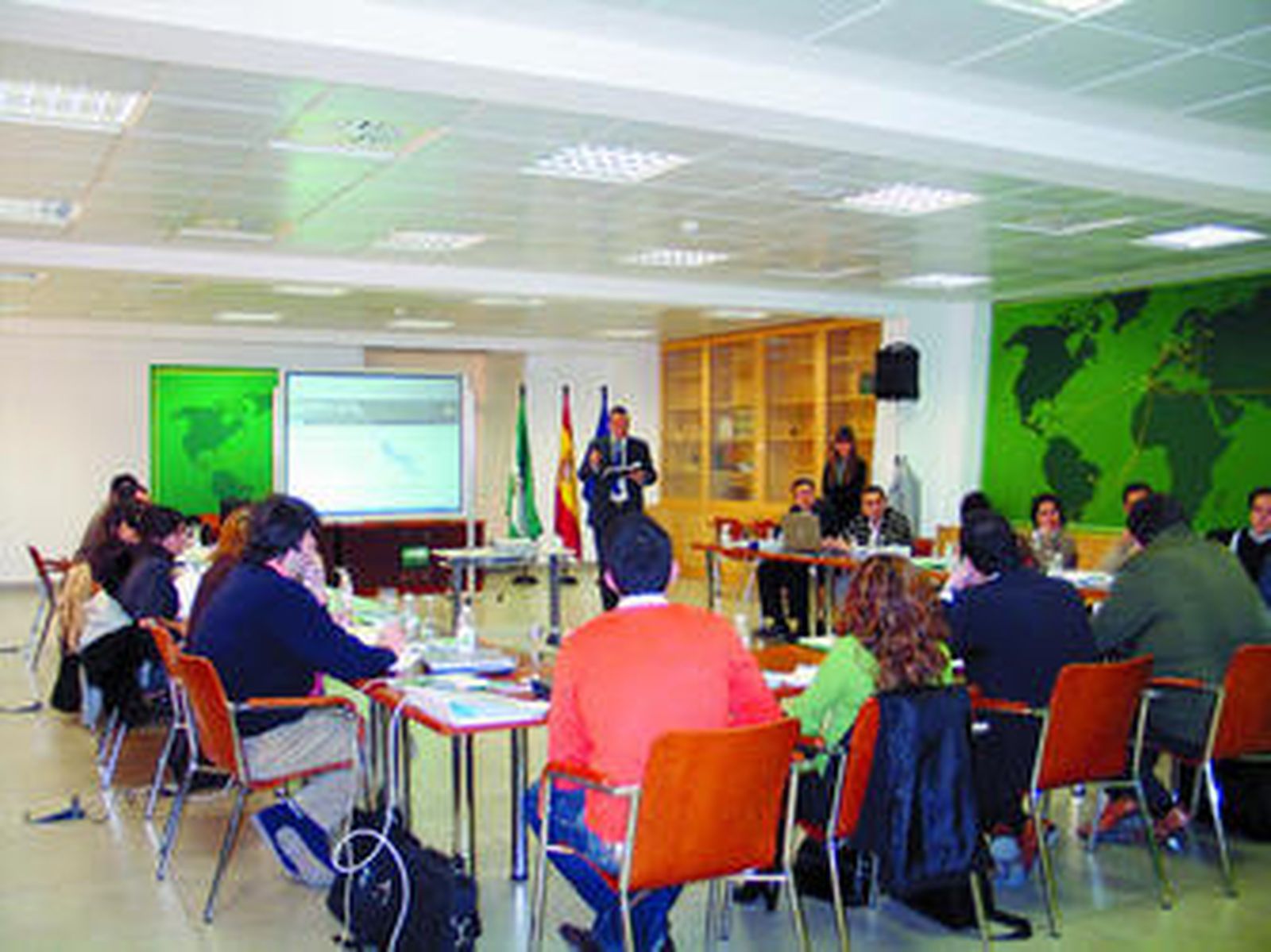 Uno de los talleres organizados por Extenda, Agencia Andaluza de Promoción Exterior.