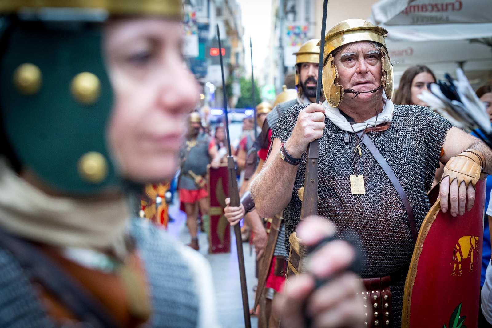 Las imágenes de la procesión del triunfo de Balbo el Menor en Cádiz Romana