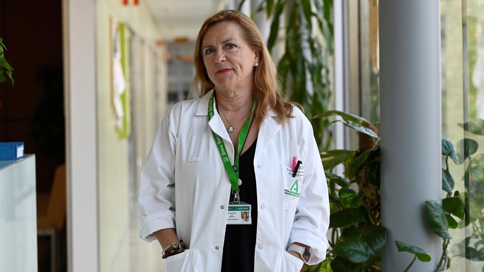 Ana Leal, en la sede del Distrito Córdoba-Guadalquivir. Ana Leal, en la sede del Distrito Córdoba-Guadalquivir.