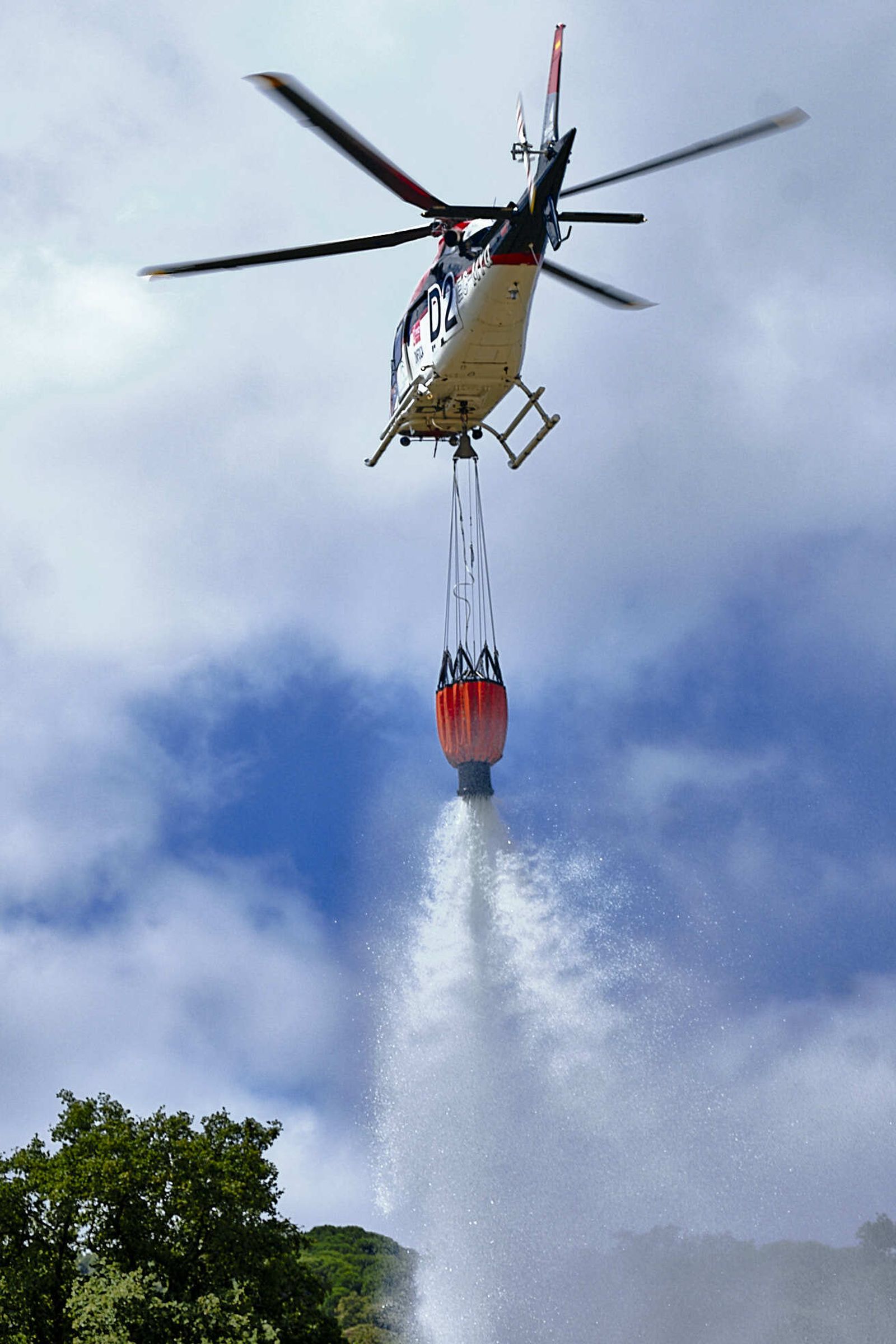 Simulacro de incendio del CEDEFO de Algodonales.