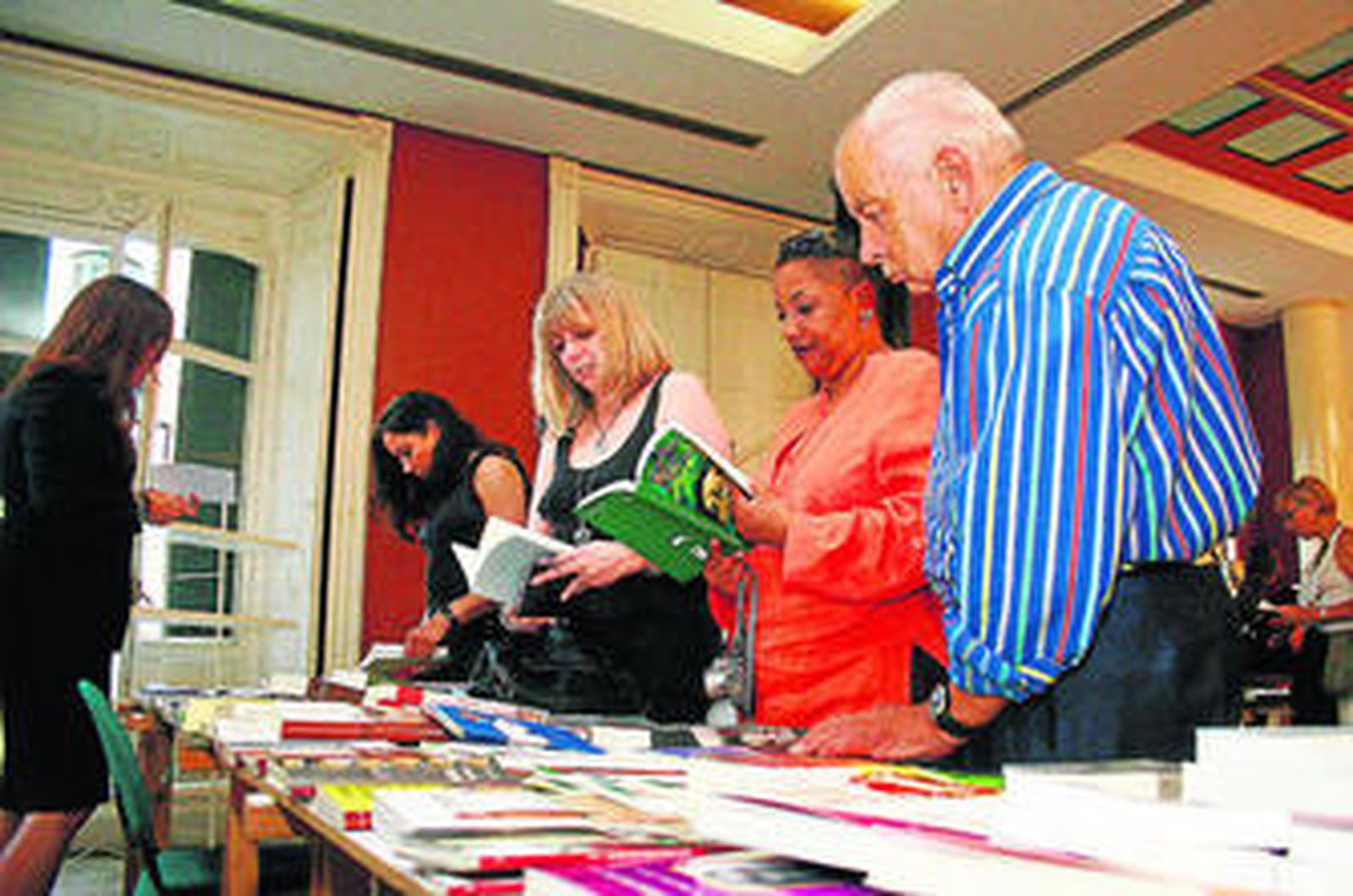 El Salón del Libro Iberoamericano quedó inaugurado ayer en la Casa Colón.