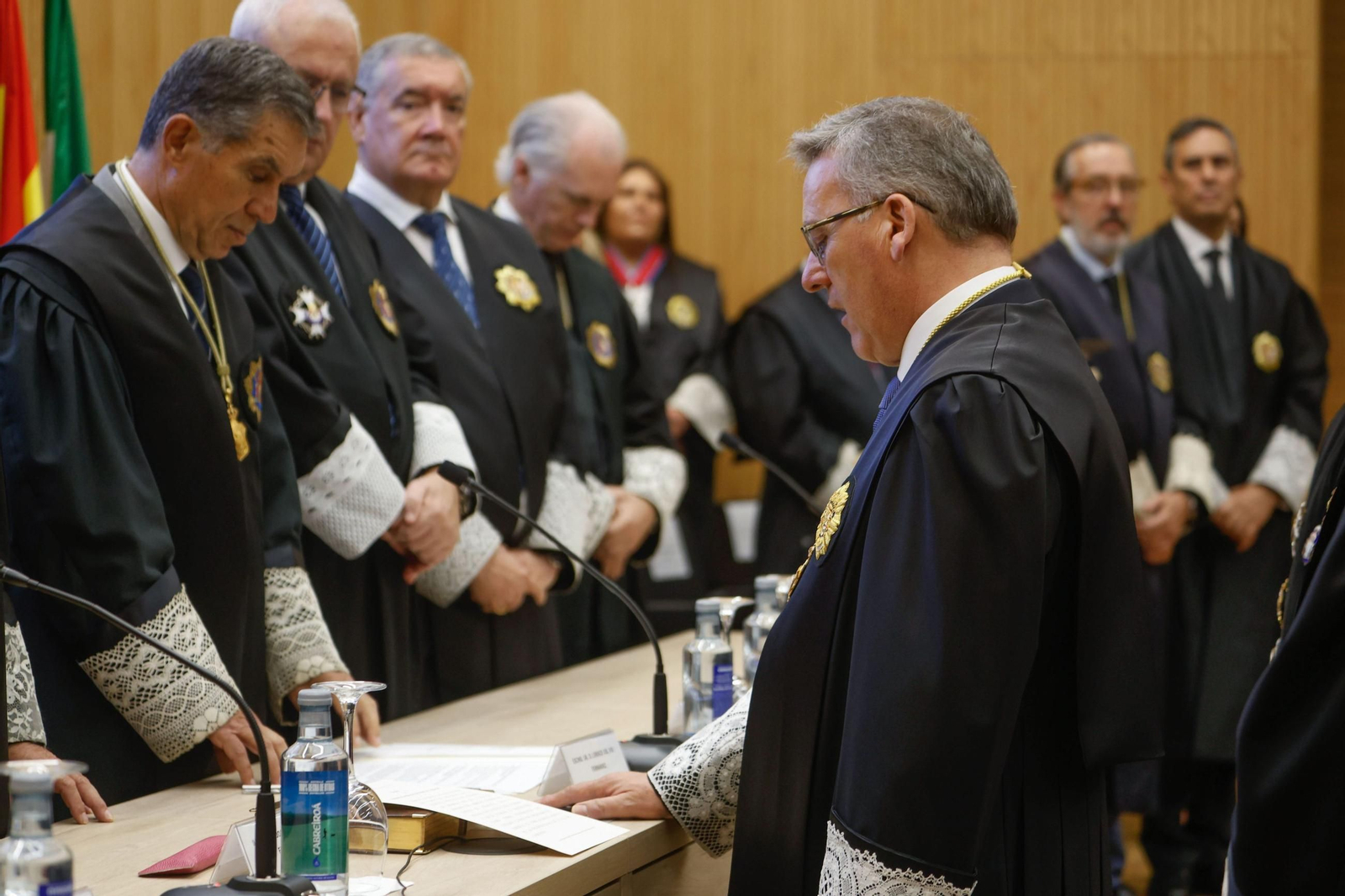 En imágenes, la toma de posesión de Miguel Ángel Pareja como presidente de la Audiencia Provincial
