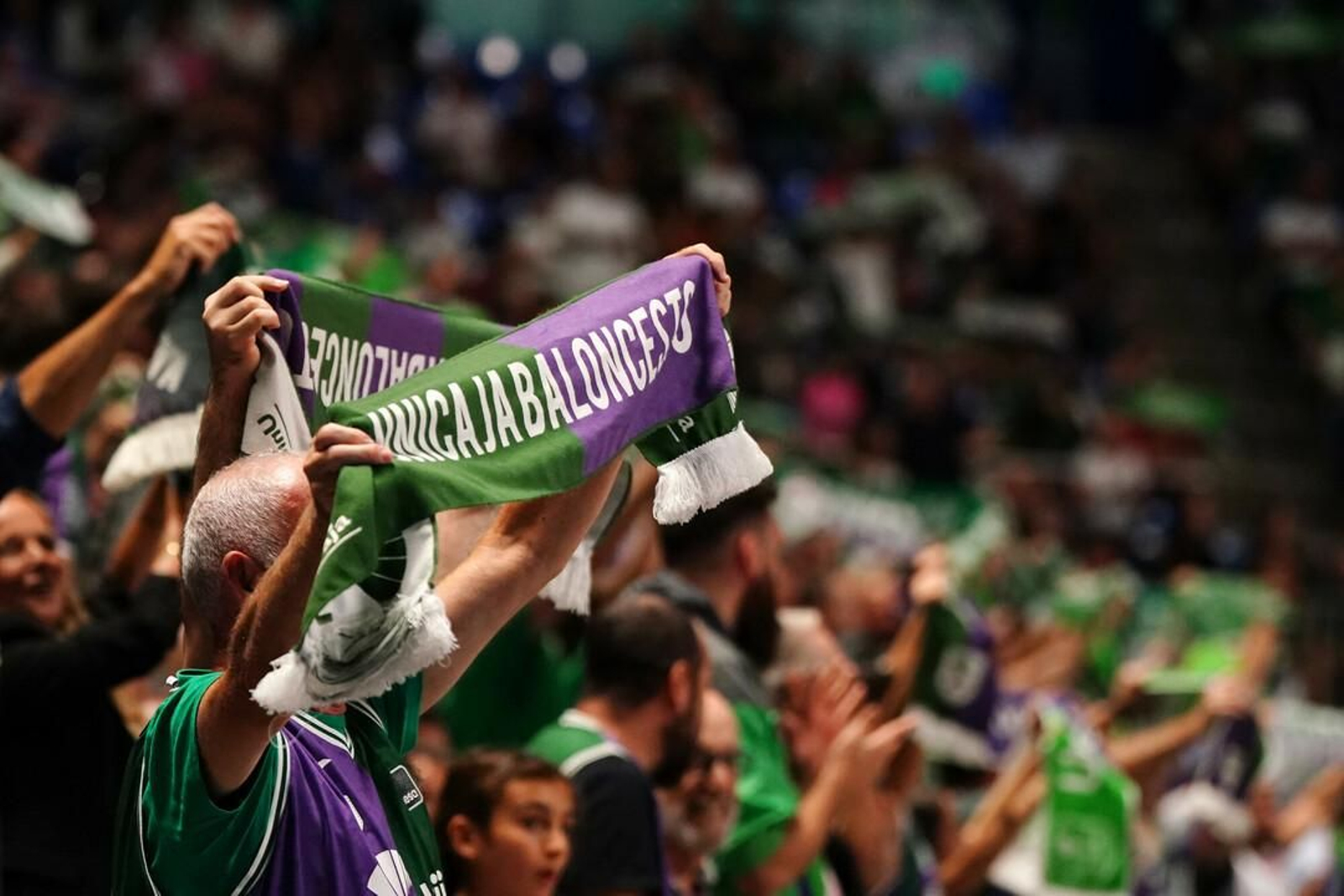Aficionados del Unicaja.