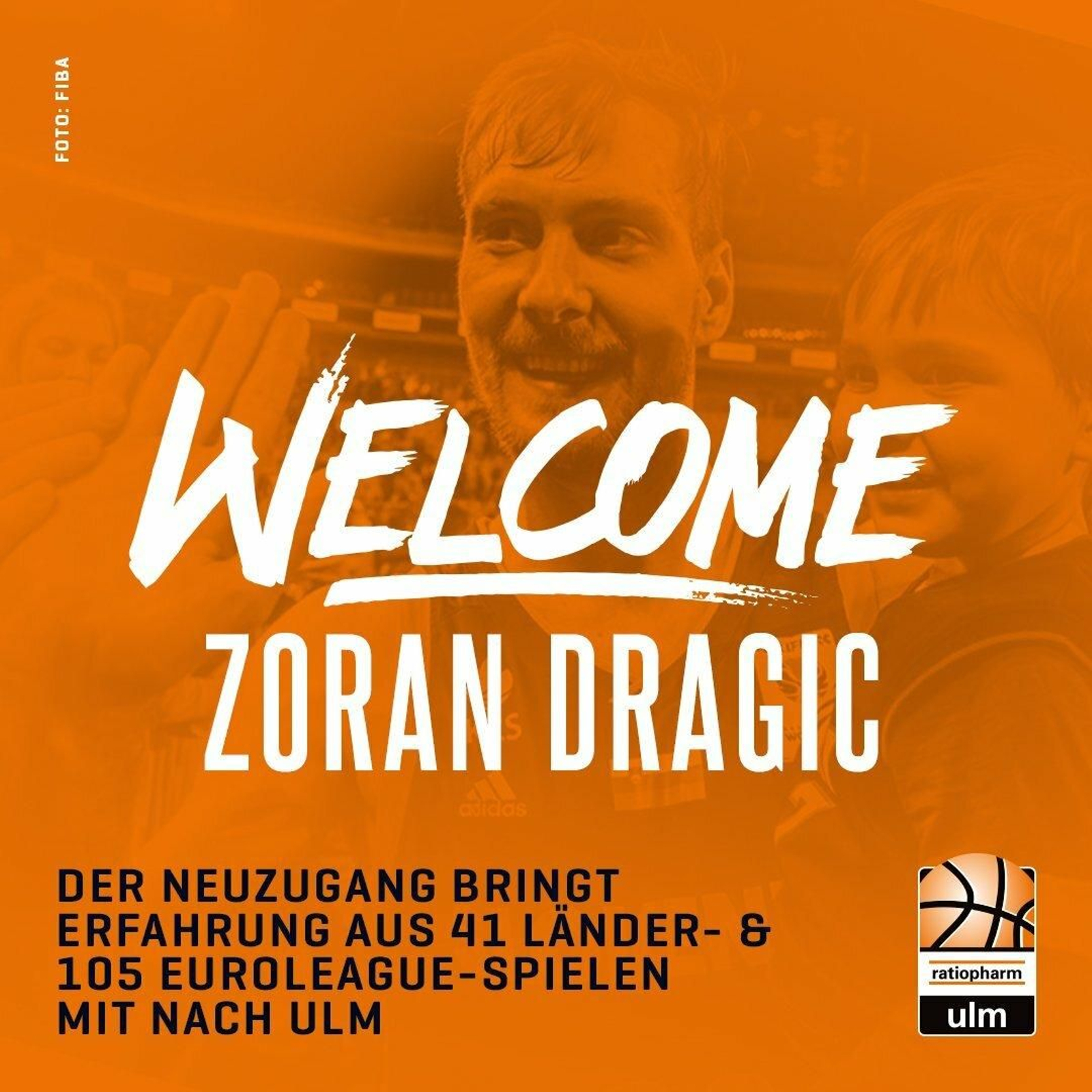 Anuncio de Zoran Dragic con el Ulm.