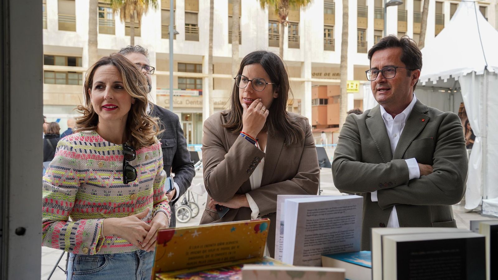 Elena Gómez, Almudena Morales y Francisco Góngora.