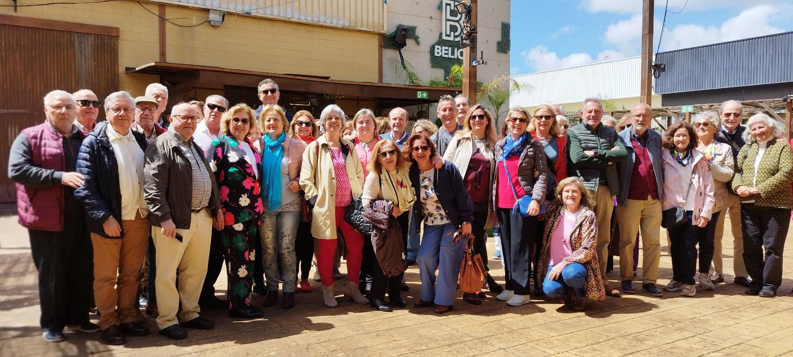 El Ateneo del Vino , durante la visita alas Bodegas Espinosa de los Monteros, en Jerez.