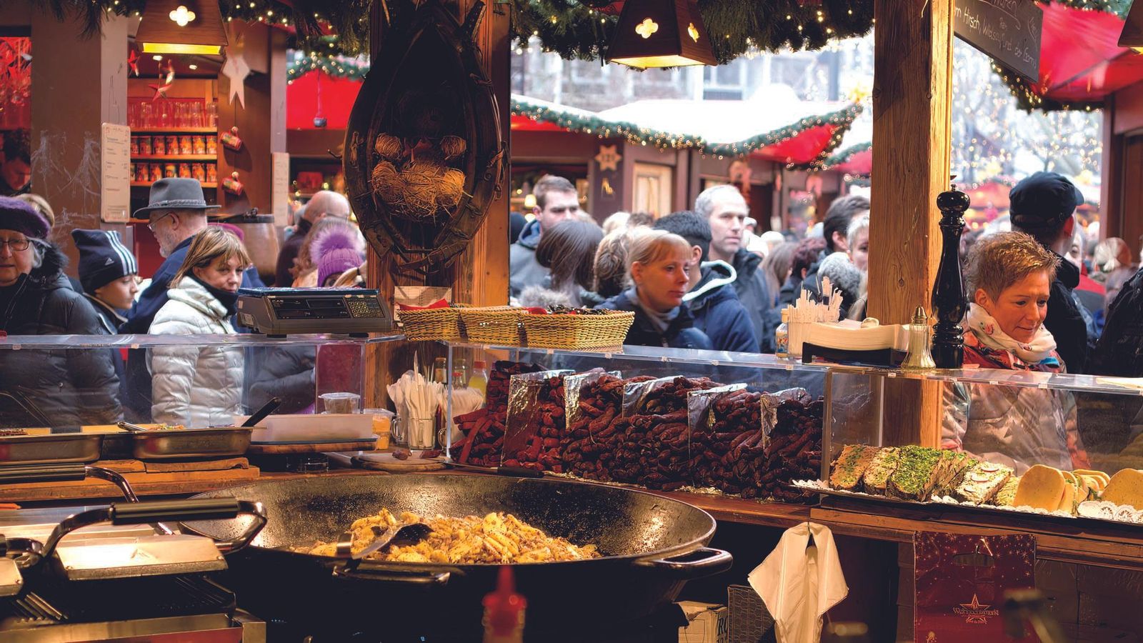 Disfrutar de la Navidad en la calle