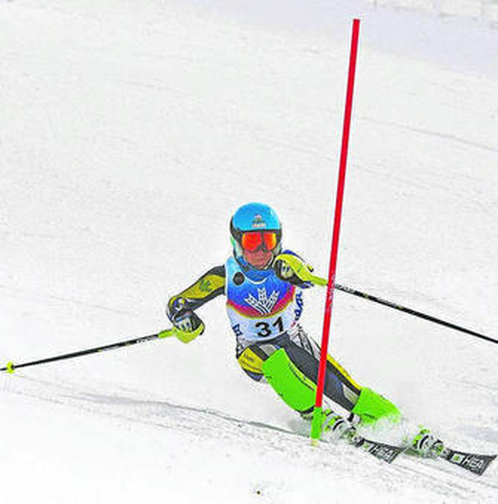 Imagen de una de las jóvenes promesas que participaron ayer.
