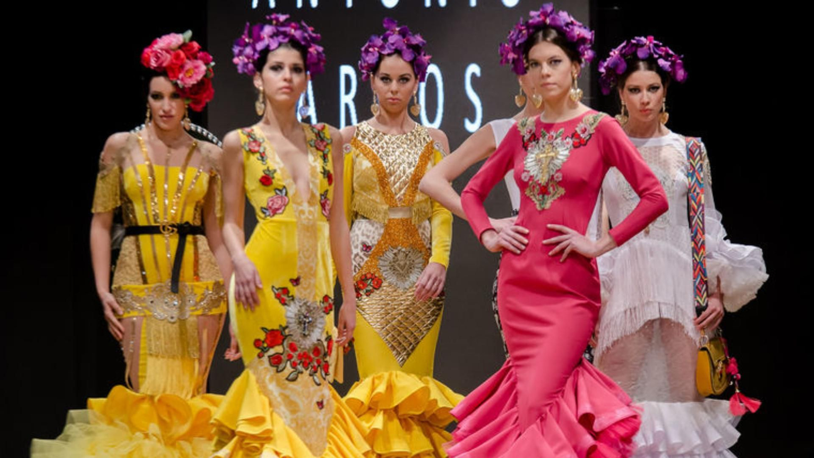 Desfile de Antonio Arcos en la pasada edición de Pasarela Flamenca Jerez