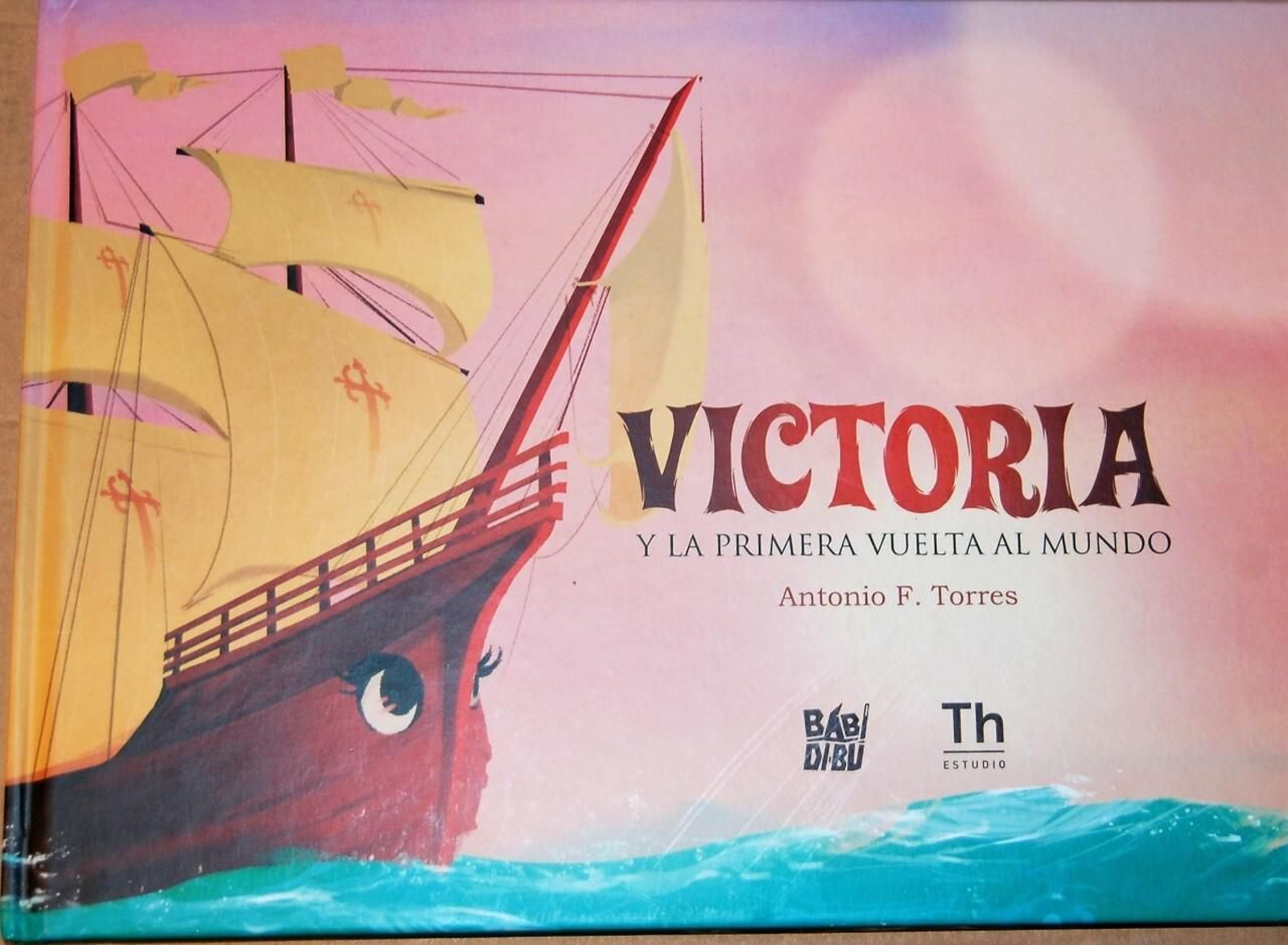 Portada de 'Victoria y la primera vuelta al mundo'.