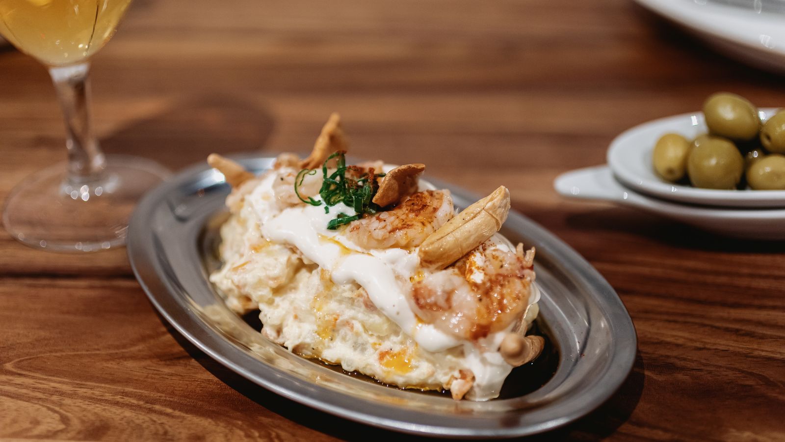 Ensaladilla de gambas al ajillo de Don Bonito.