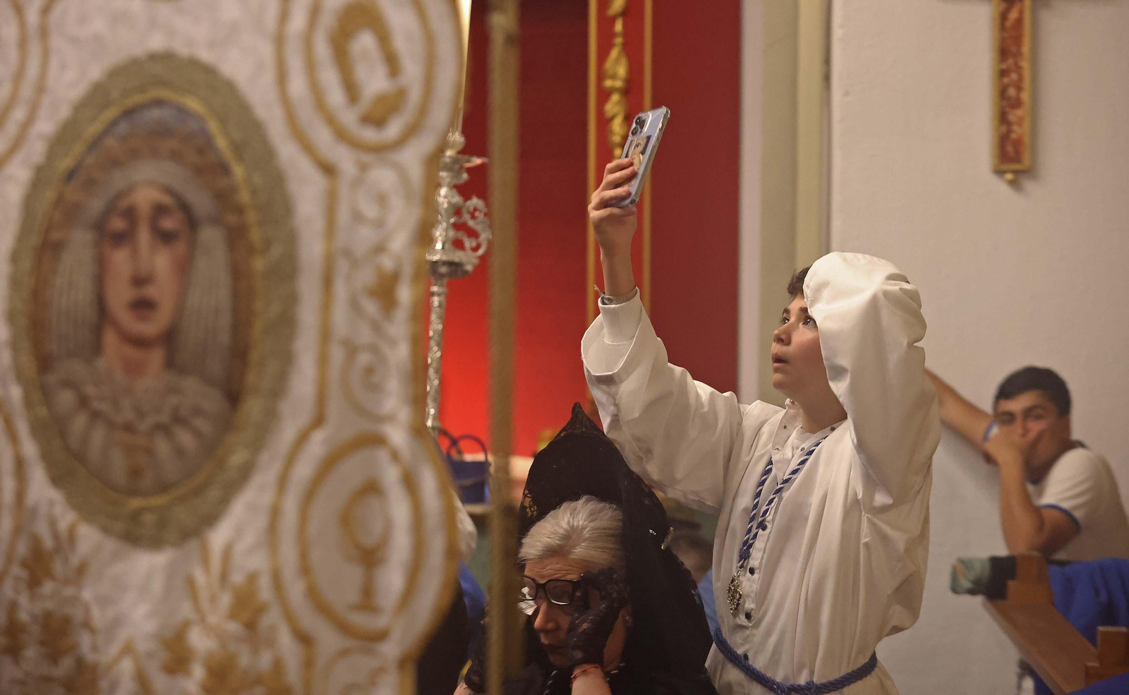 Fotos del Domingo de Ramos en Algeciras: La Borriquita y Oración en el Huerto