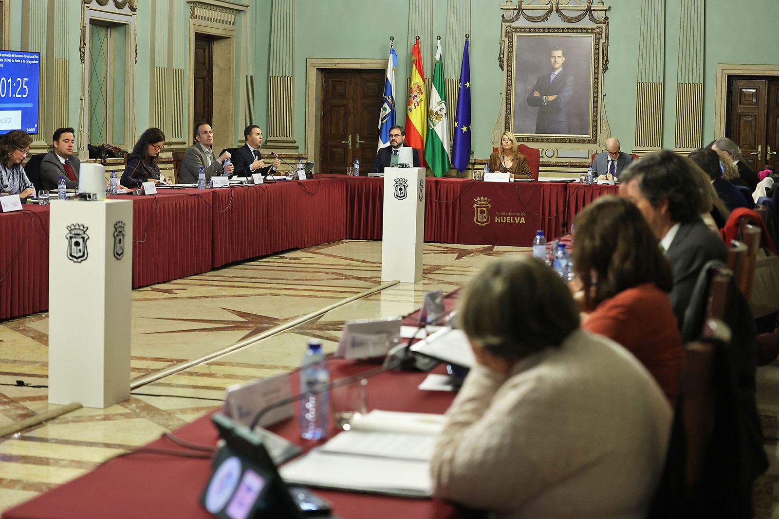 El Pleno del Ayuntamiento de Huelva en imágenes