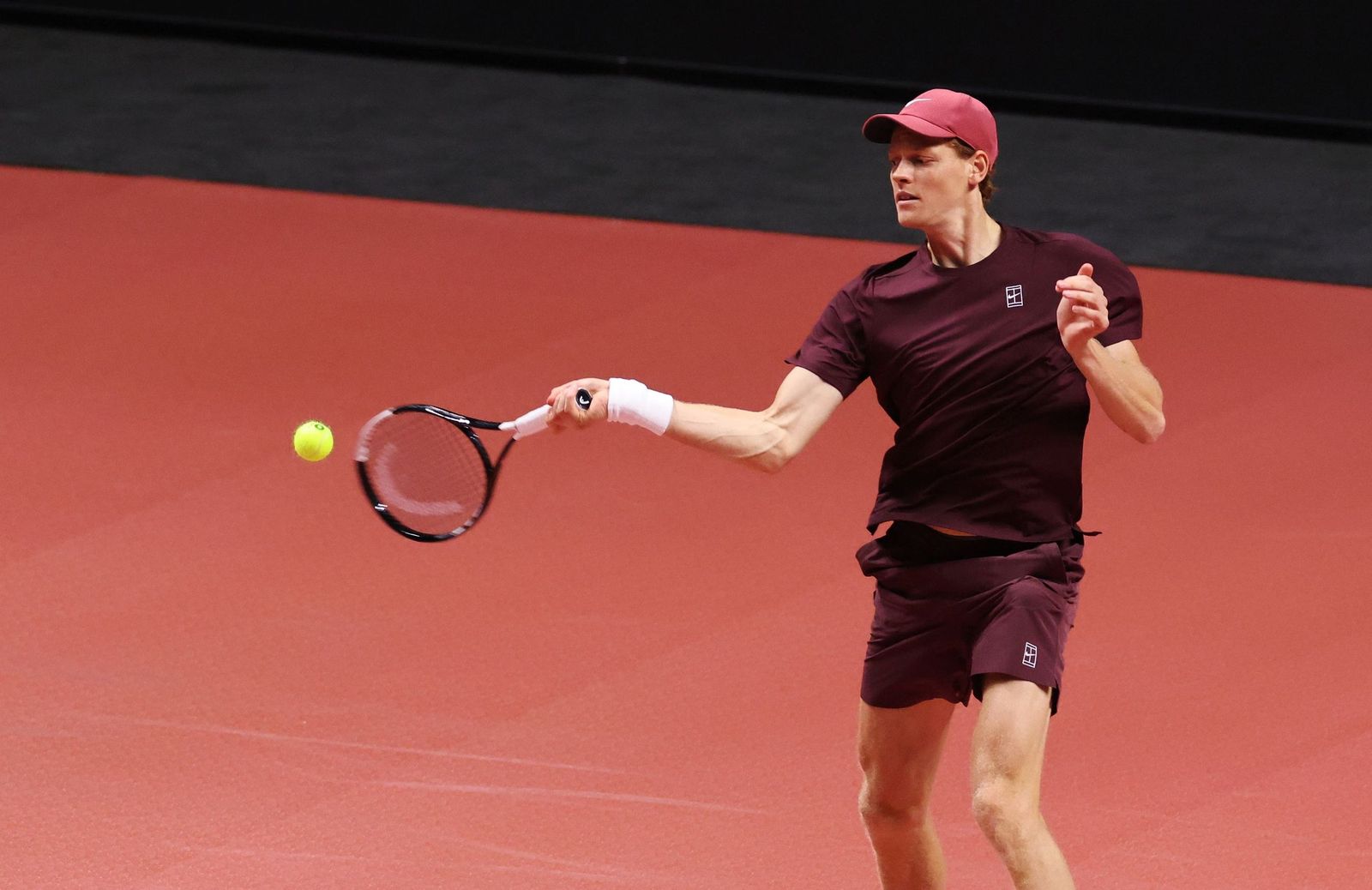 Las fotos de la exhibición entre Alcaraz y Sinner