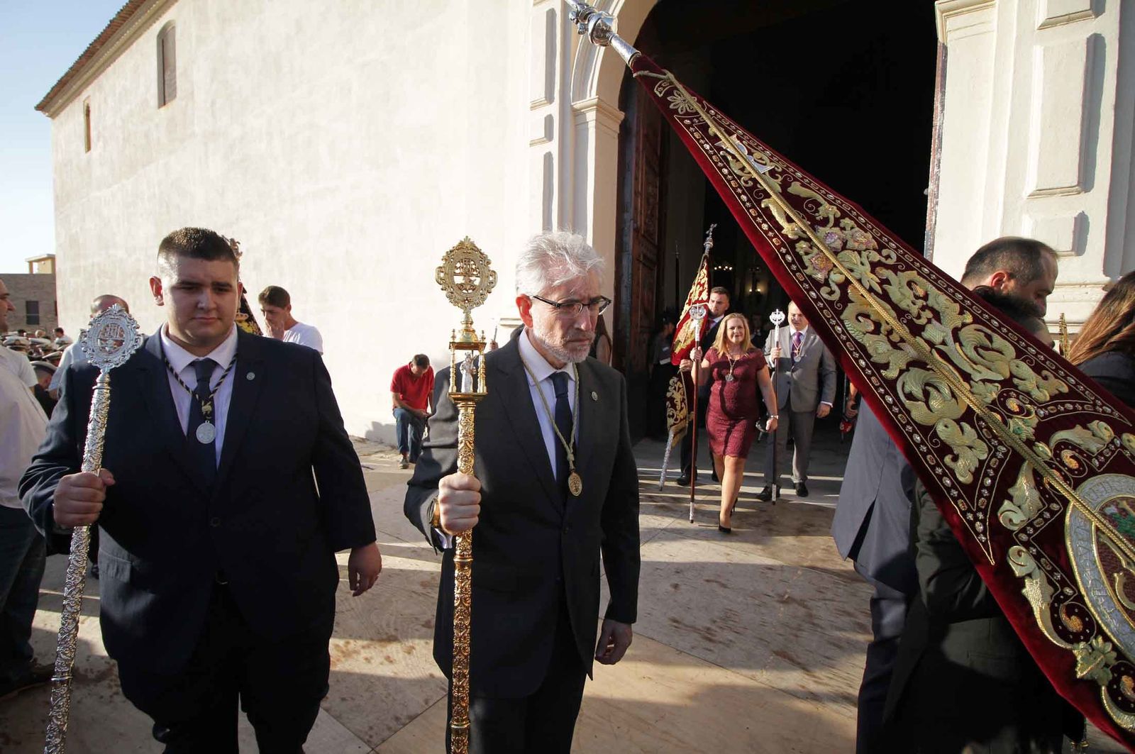Imágenes del Señor de Pasión en la procesión del centenario de la hermandad