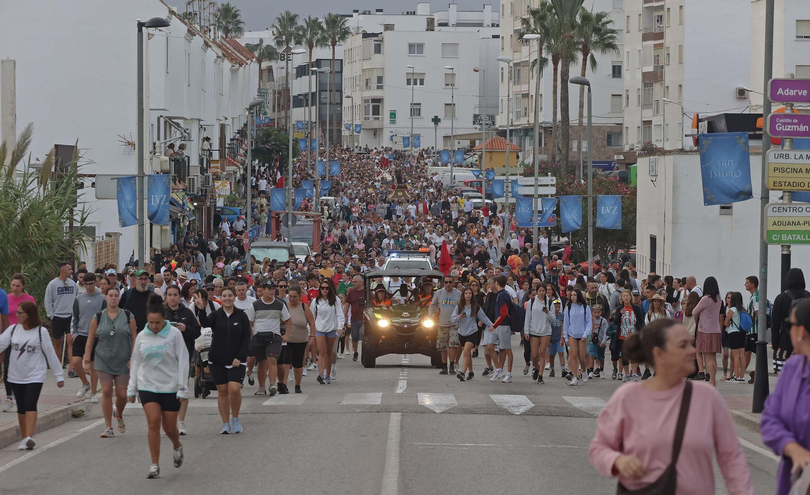 Fotos del regreso de la Virgen de la Luz a su santuario en Tarifa
