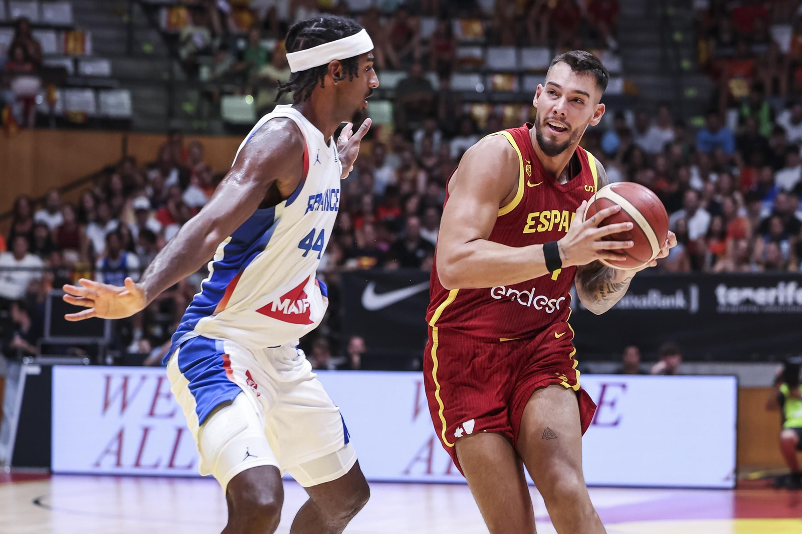Las fotos del España - Francia de baloncesto