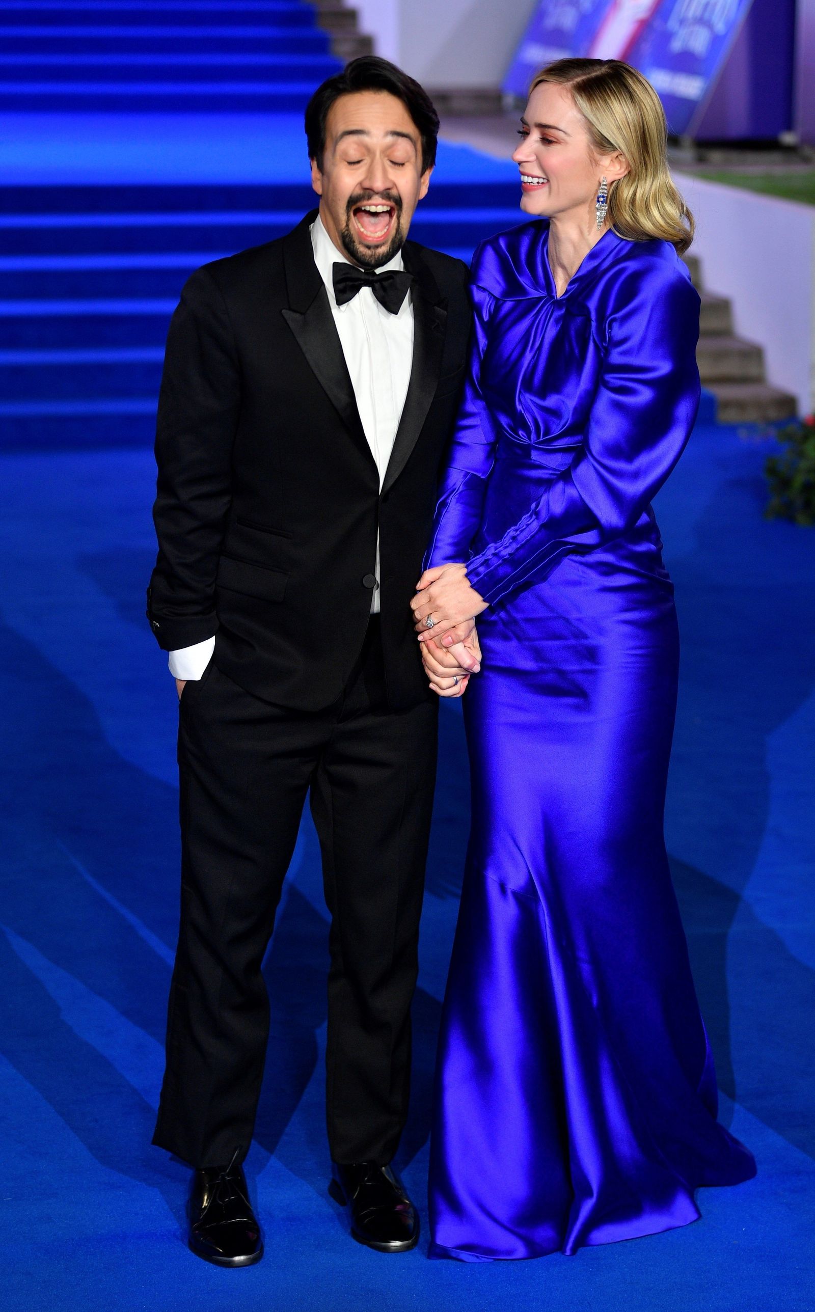 Sobriedad y elegancia en la premiere europea de 'El Regreso de Mary Poppins'