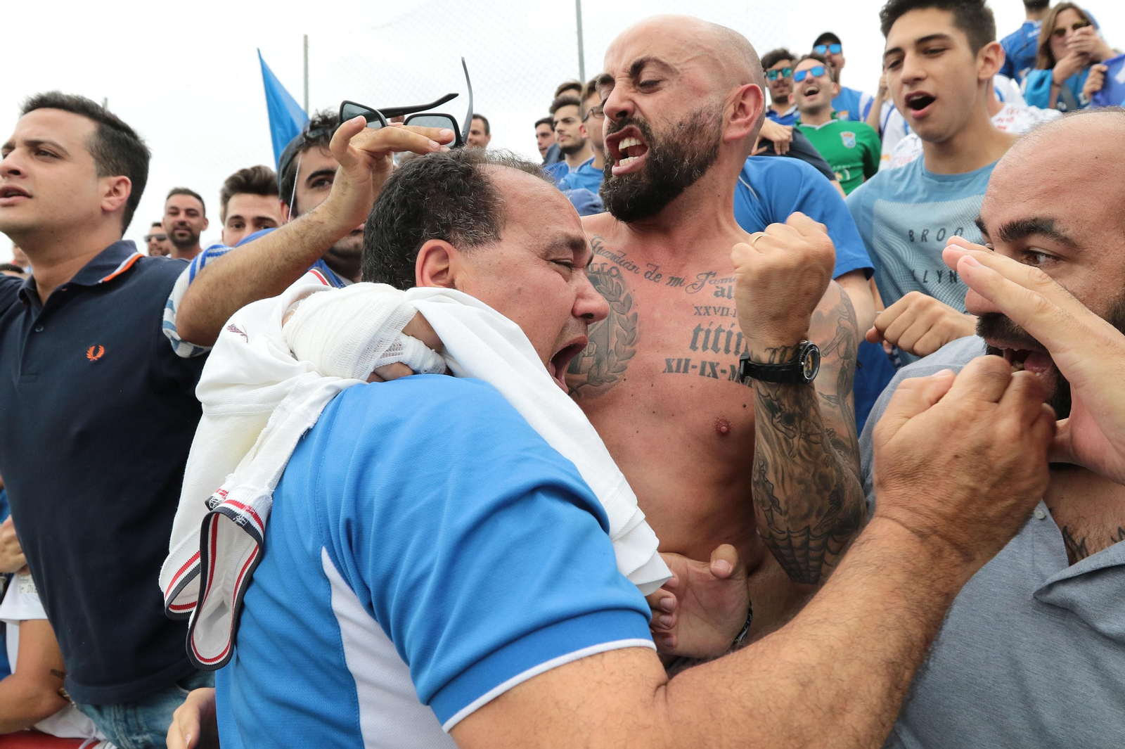 Las imágenes de la celebración del ascenso del Xerez CD a Tercera